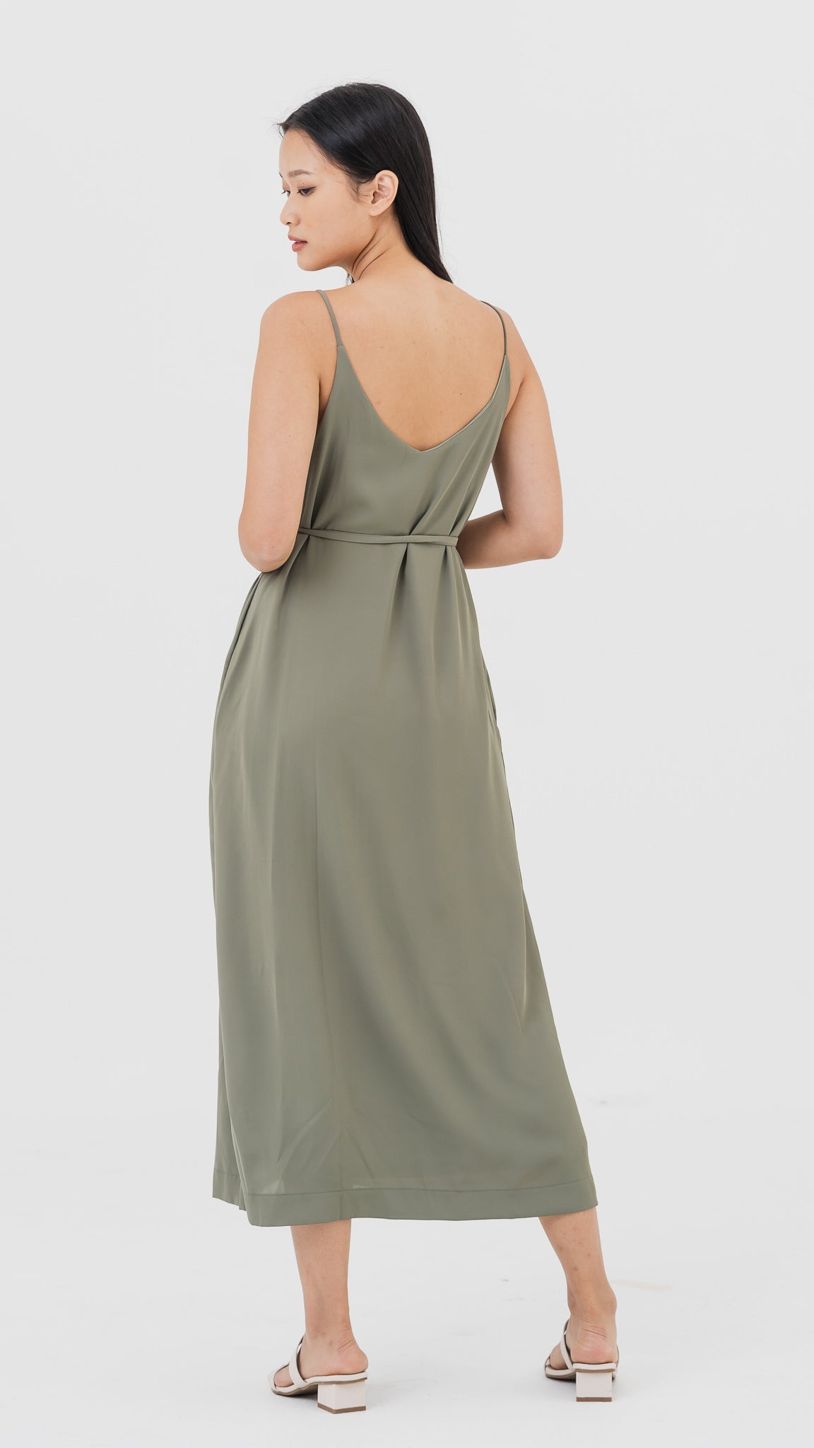 Arya Reversible Maxi Dress in Green [ONLINE ONLY]