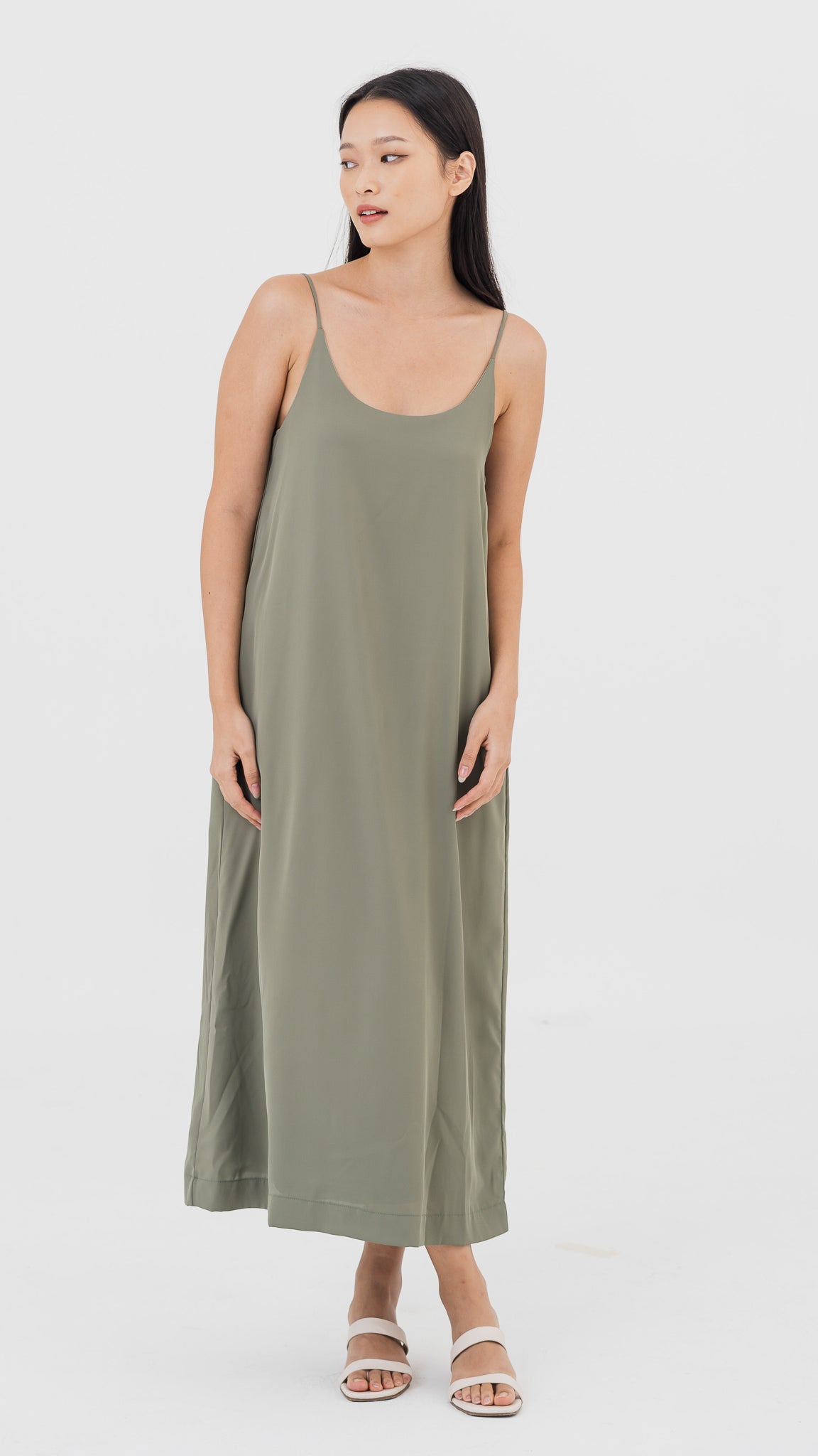 Arya Reversible Maxi Dress in Green [ONLINE ONLY]