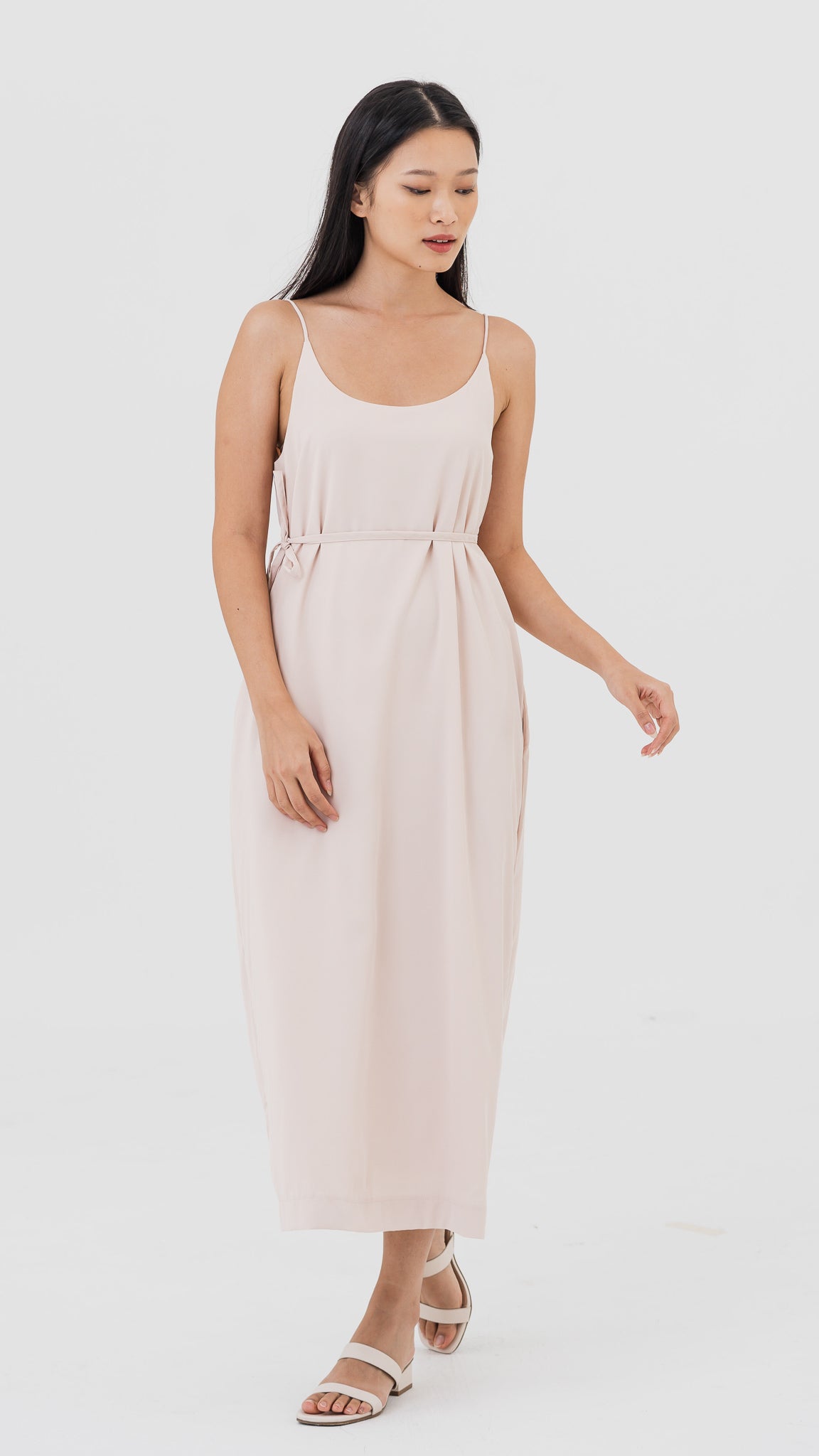 Arya Reversible Maxi Dress in Ecru [ONLINE ONLY]