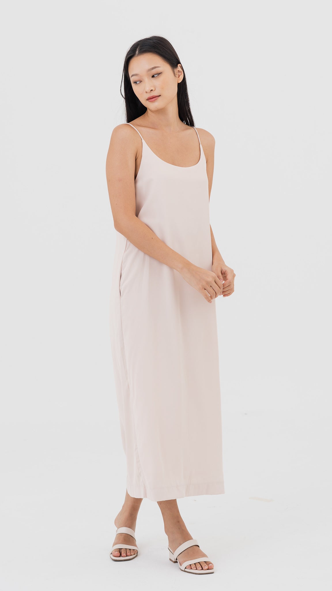 Arya Reversible Maxi Dress in Ecru [ONLINE ONLY]