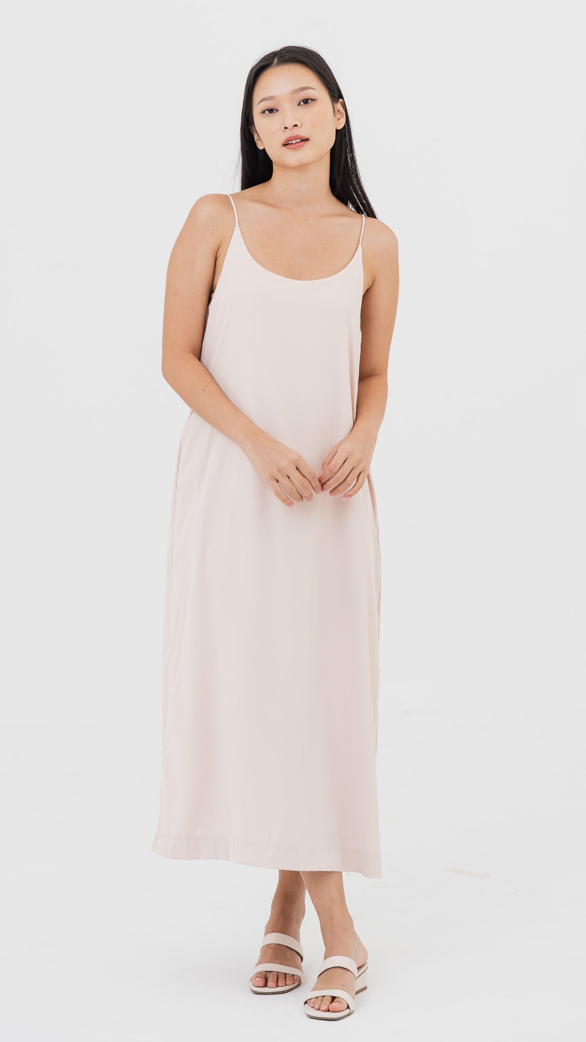 Arya Reversible Maxi Dress in Ecru [ONLINE ONLY]