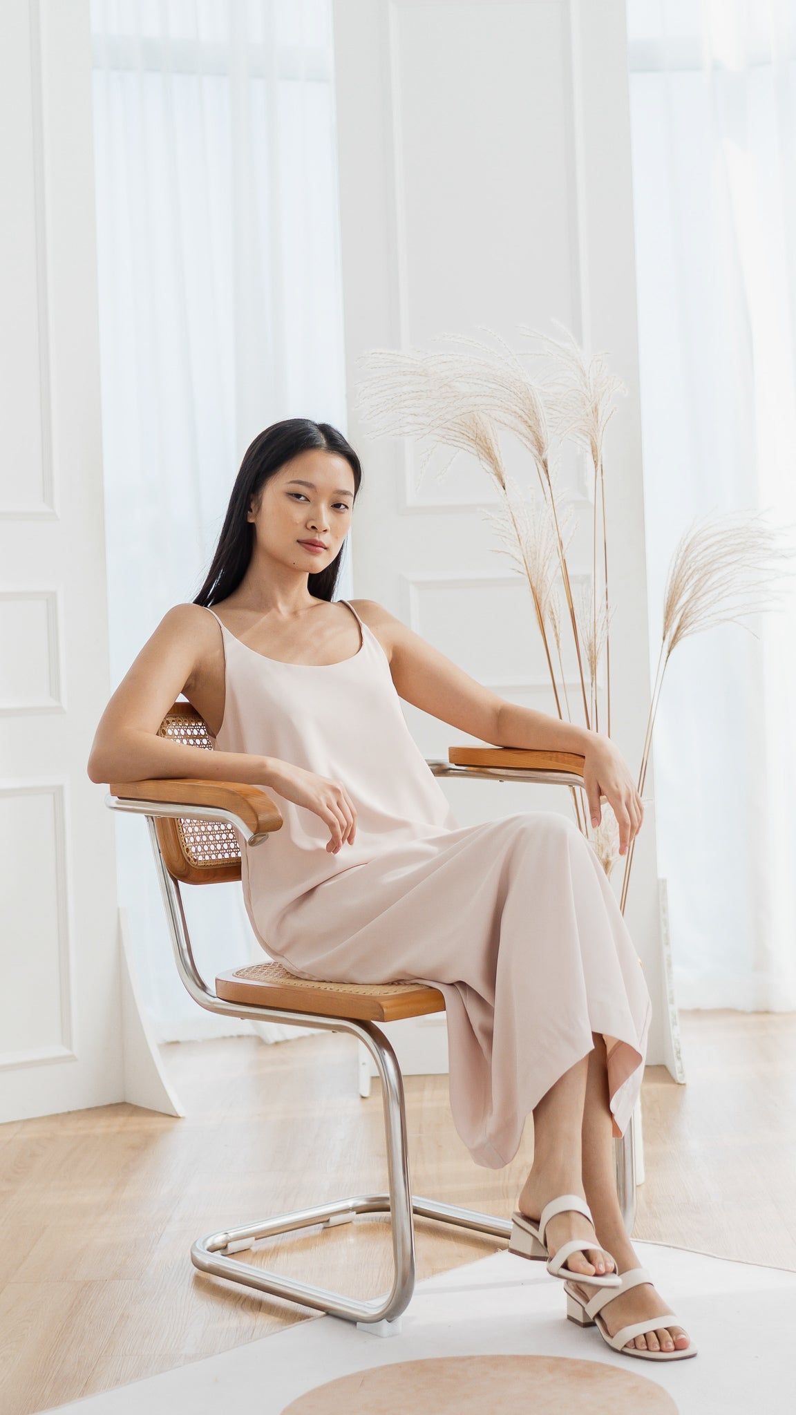 Arya Reversible Maxi Dress in Ecru [ONLINE ONLY]