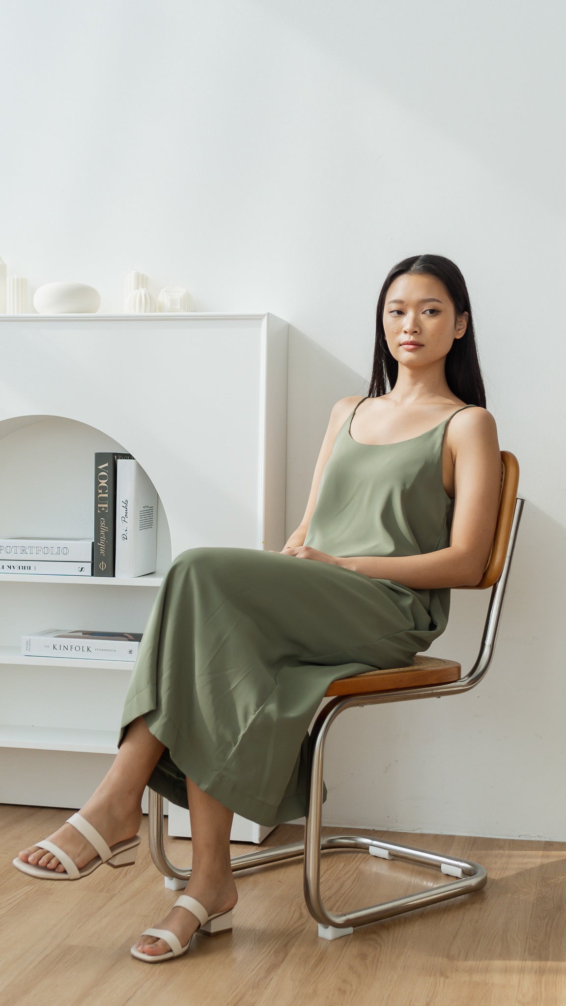 Arya Reversible Maxi Dress in Green [ONLINE ONLY]