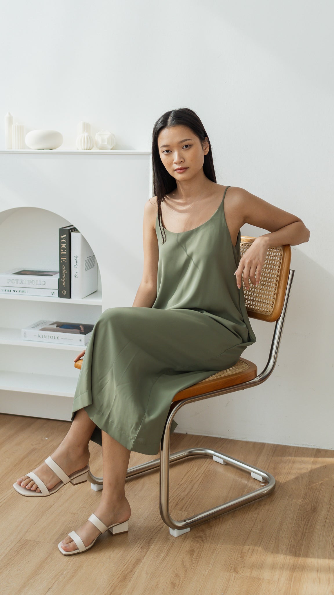 Arya Reversible Maxi Dress in Green [ONLINE ONLY]