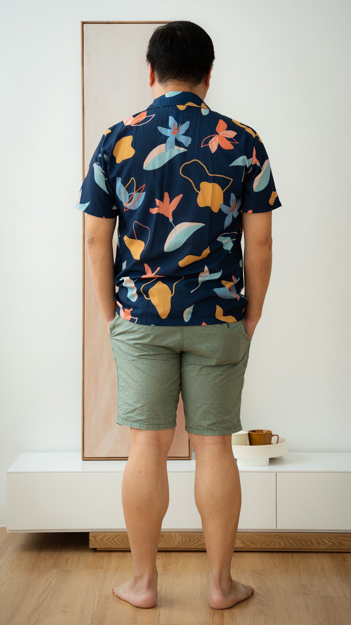 Sophie's Summer Men's Shirt in Navy [ONLINE ONLY]
