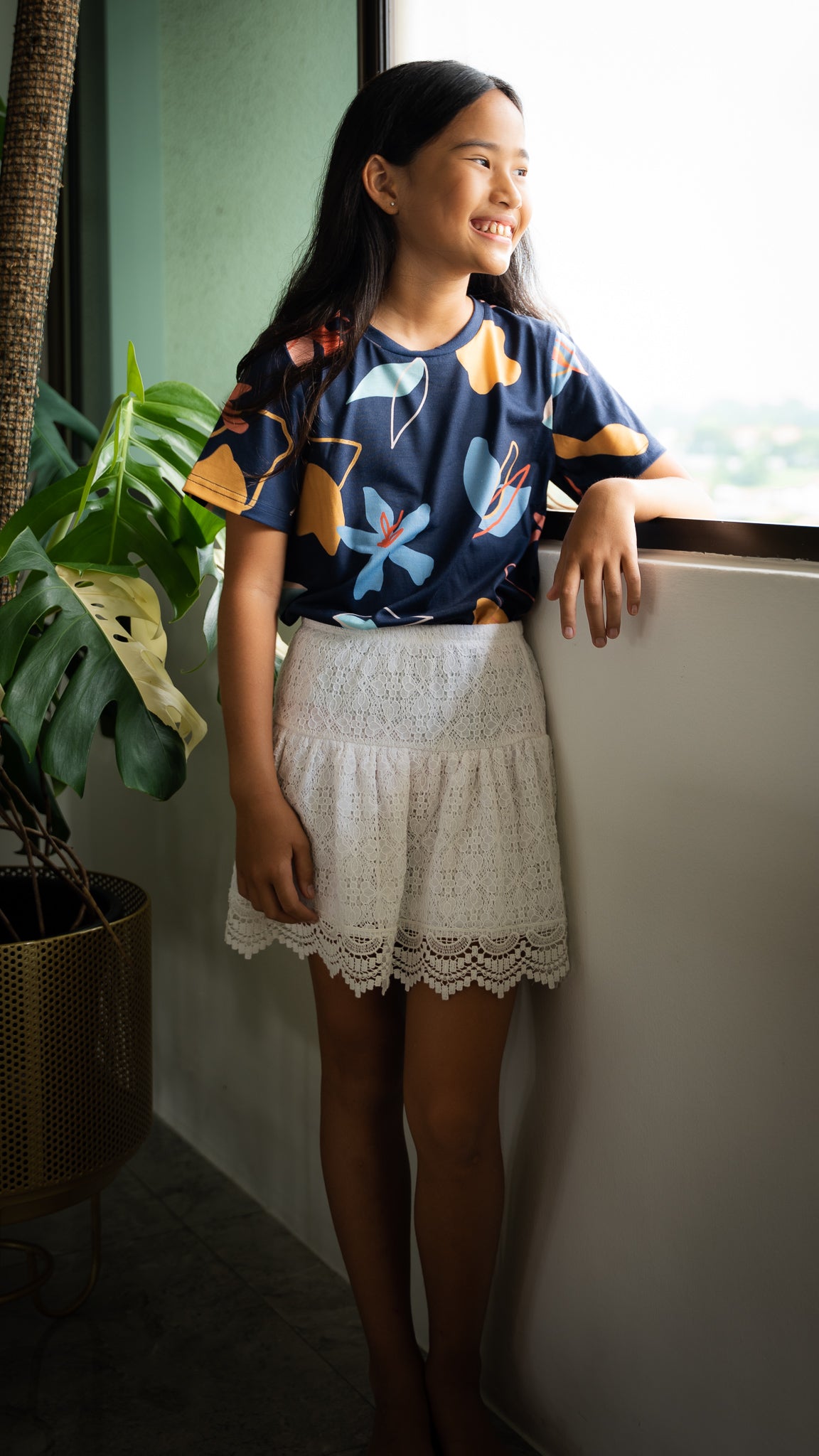 Sophie's Summer Kid's Tee in Navy [ONLINE ONLY]