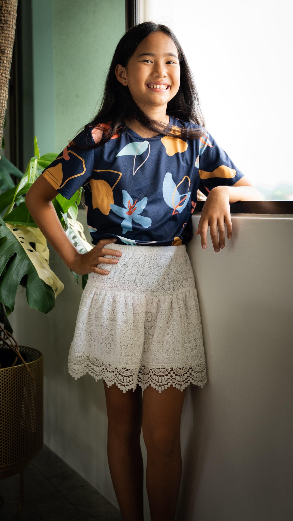 Sophie's Summer Kid's Tee in Navy [ONLINE ONLY]