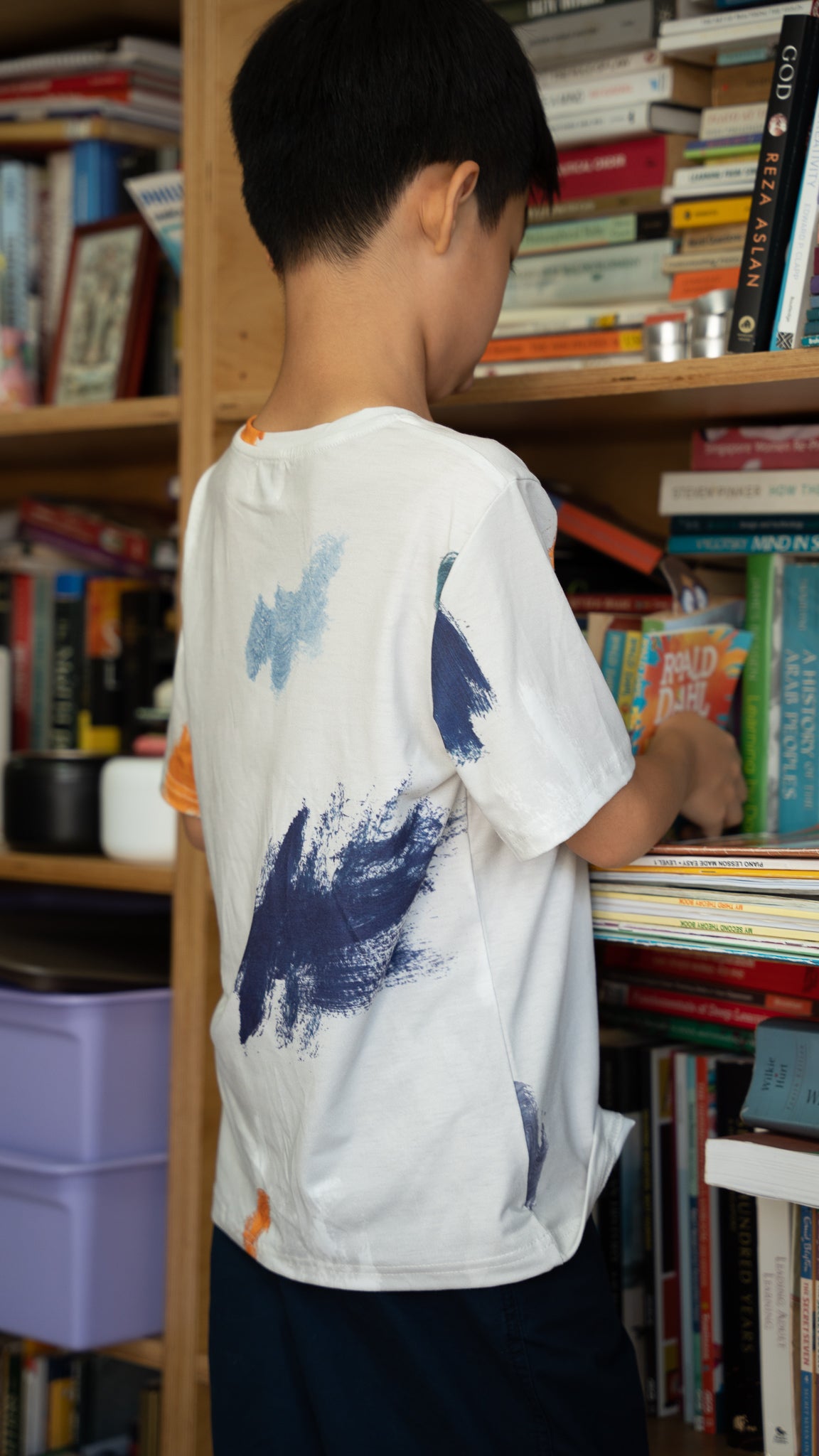 If I Were A Painter Kids' Tee in Stone