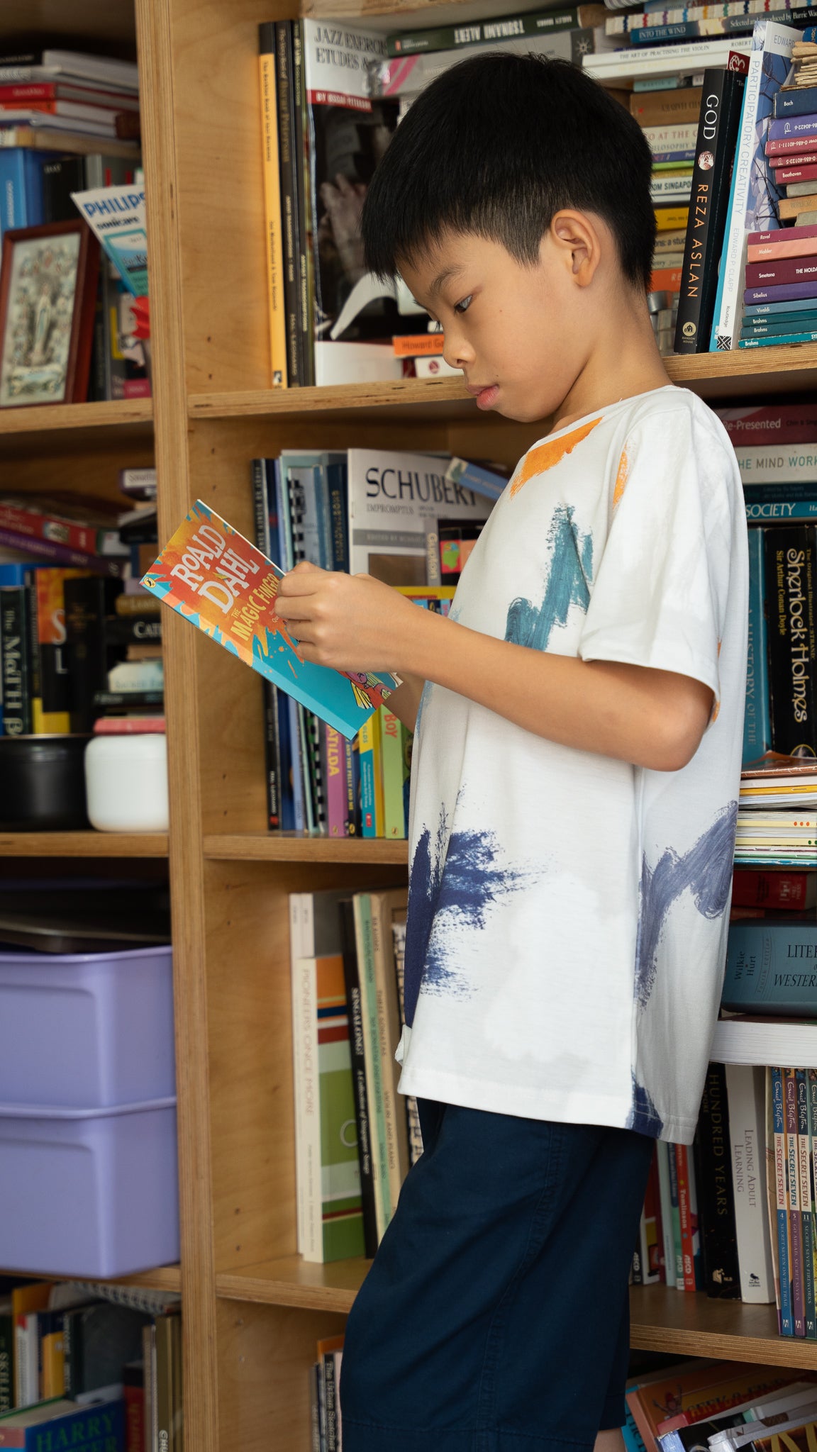 If I Were A Painter Kids' Tee in Stone