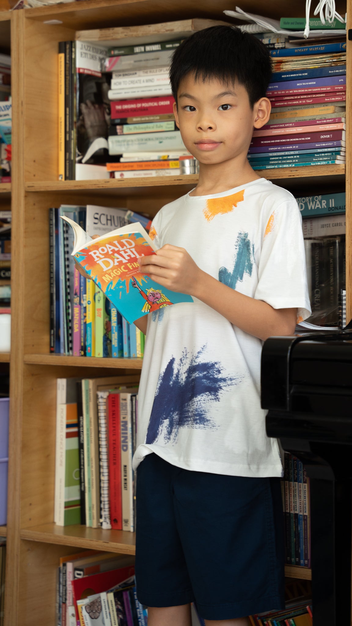 If I Were A Painter Kids' Tee in Stone