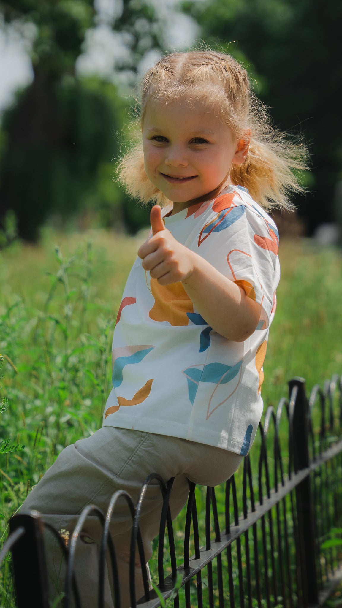 Sophie's Summer Kid's Tee in White [ONLINE ONLY]