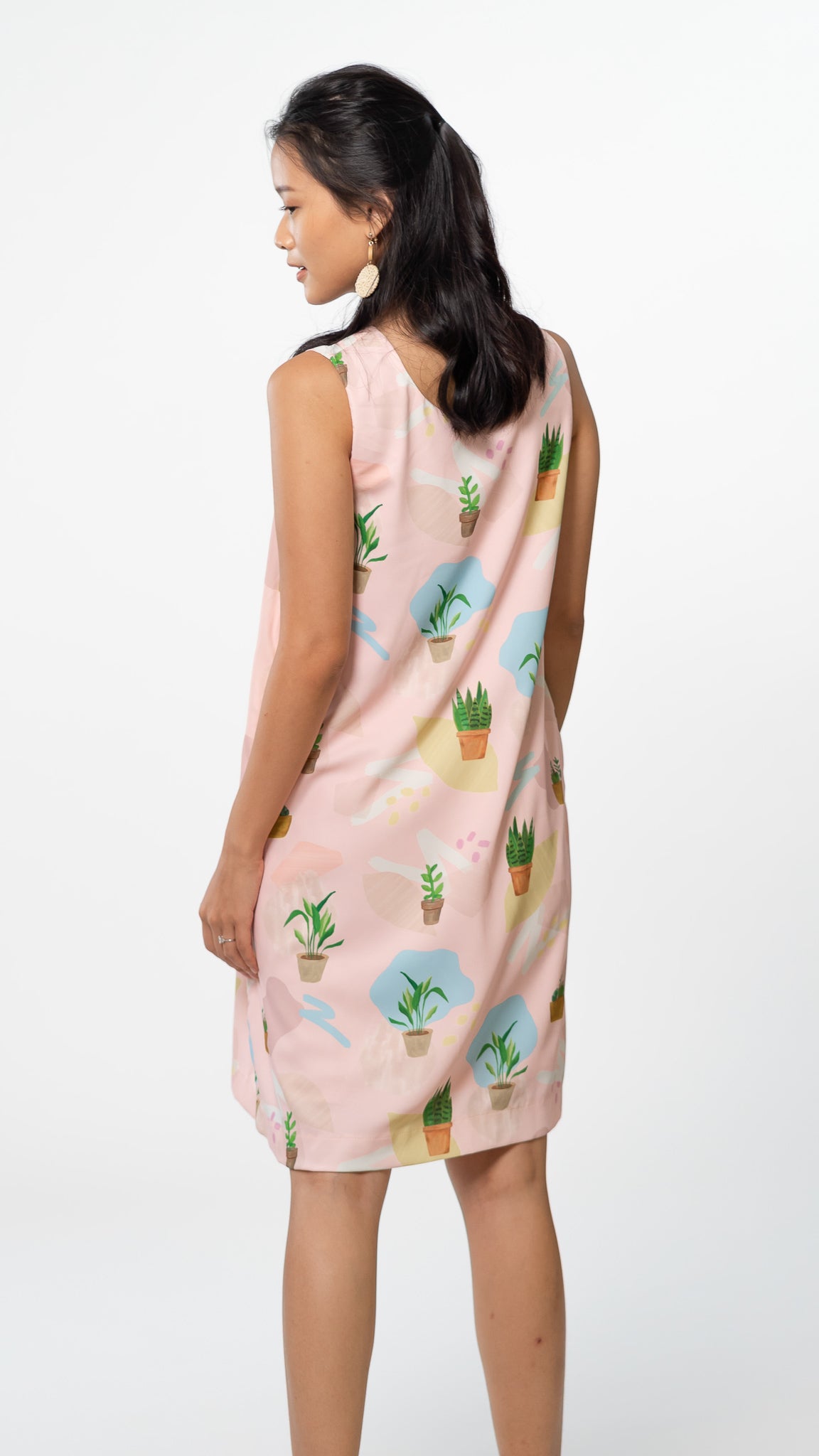 House Plants Two-way Dress in Pink [ONLINE ONLY]