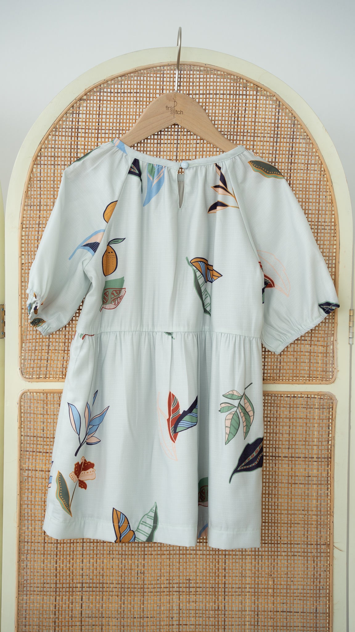Don't Stop BeLEAFing Kids' Dress in Green [ONLINE ONLY]