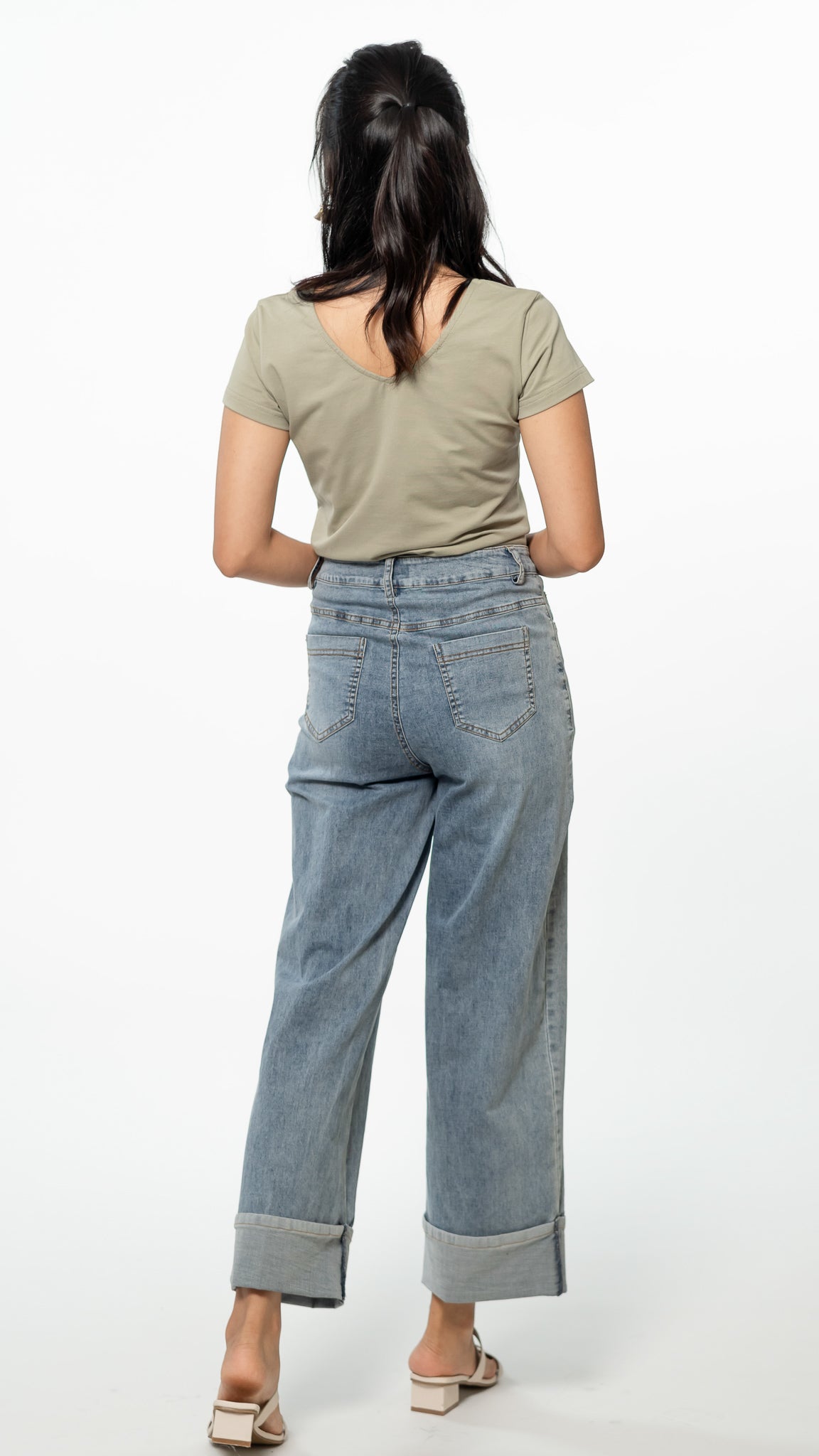 Everyday Two-way T-shirt in Sage [ONLINE ONLY]