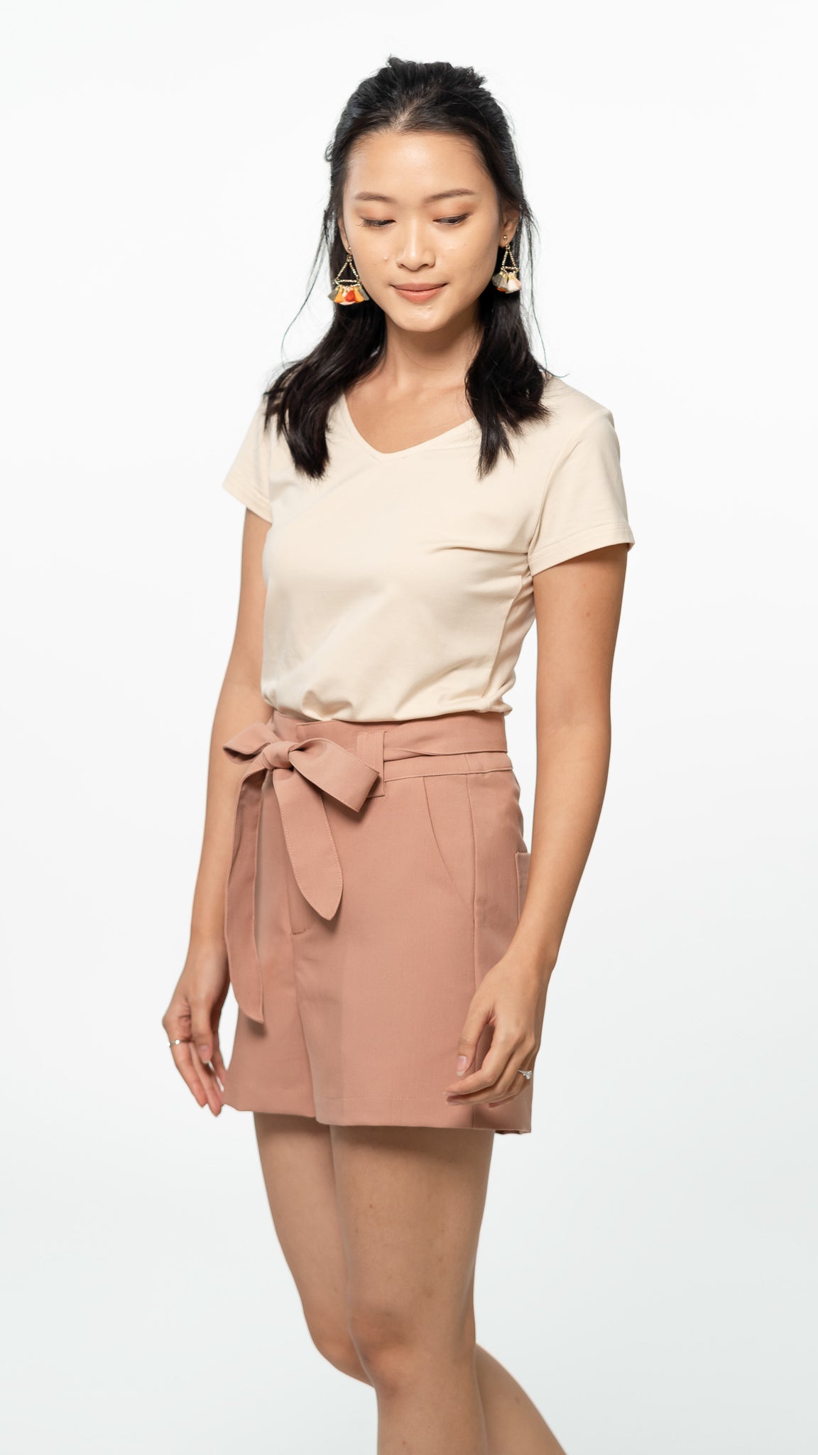 Everyday Two-way T-shirt in Ecru [ONLINE ONLY]