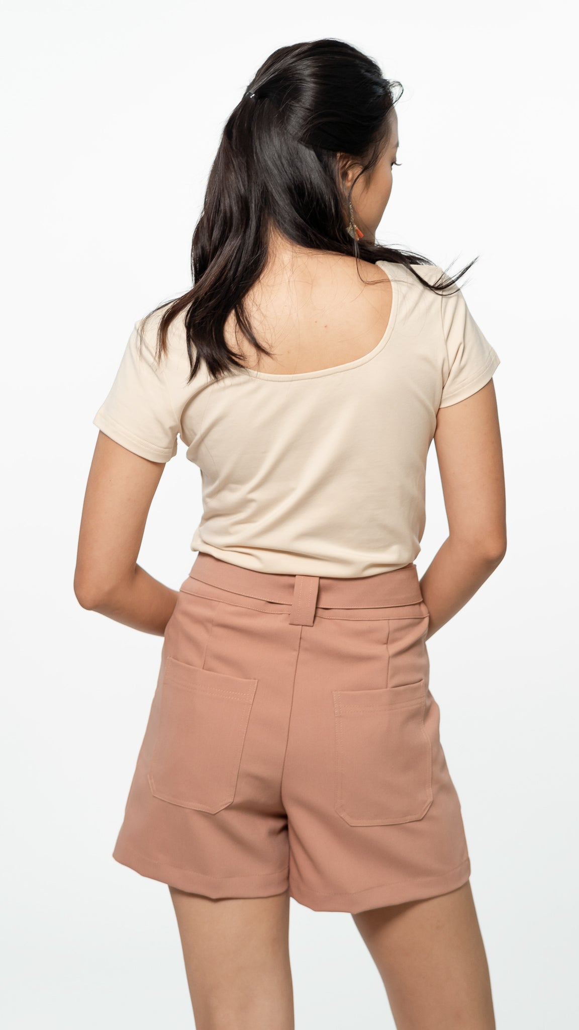 Everyday Two-way T-shirt in Ecru [ONLINE ONLY]