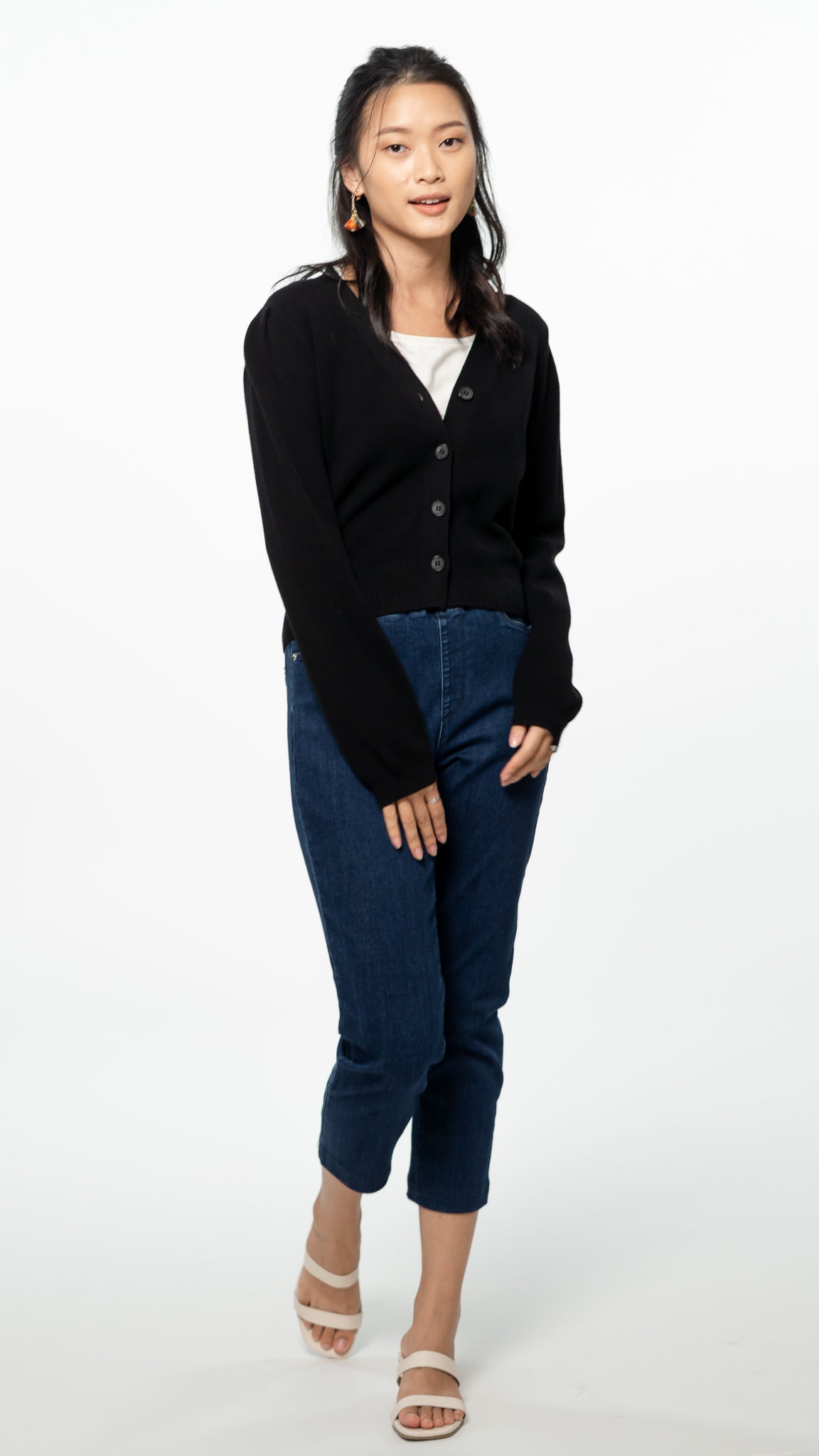 Everyday Cardigan in Black [ONLINE ONLY]