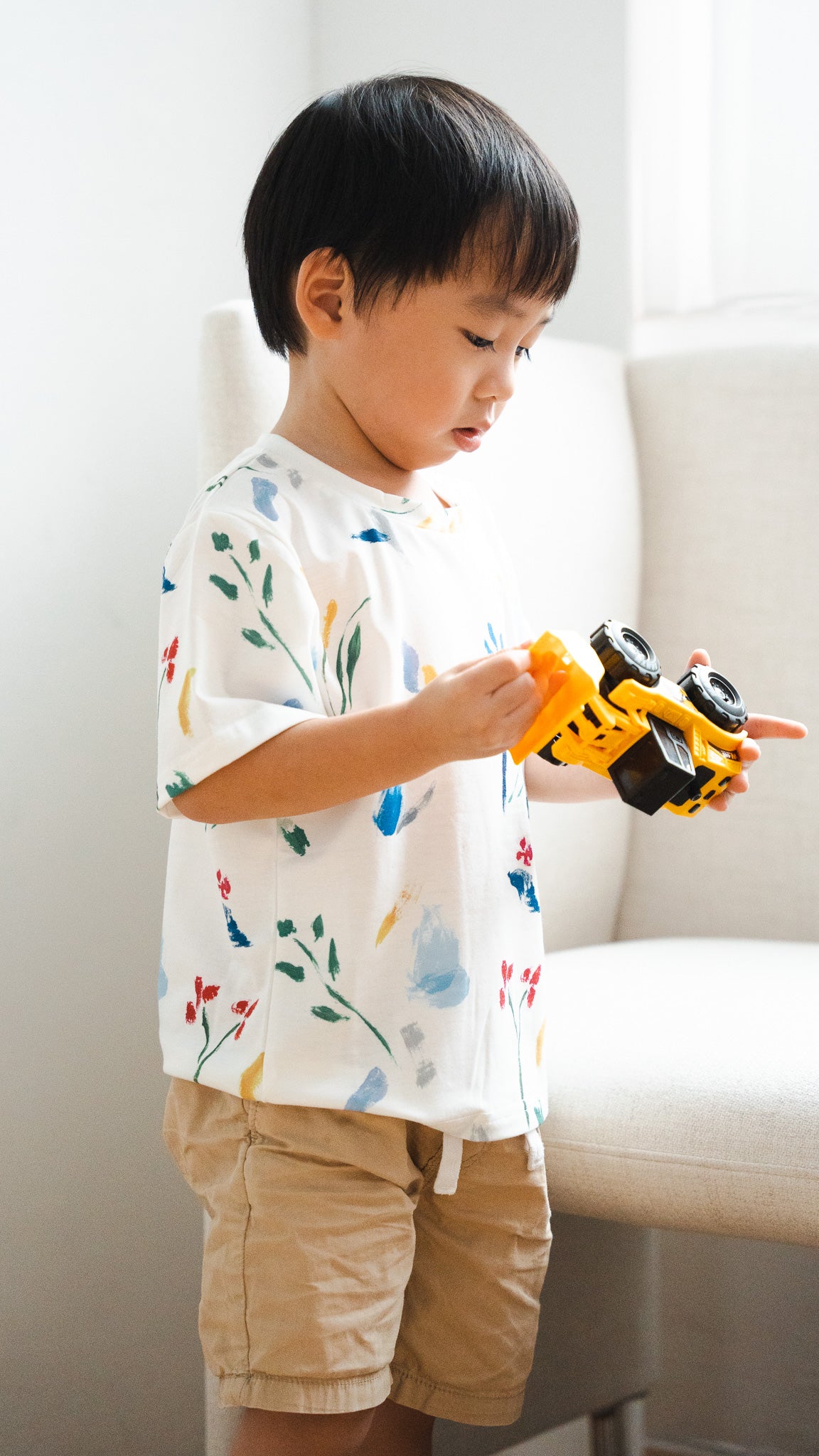 Wildflowers Kids' Tee in White [ONLINE ONLY]