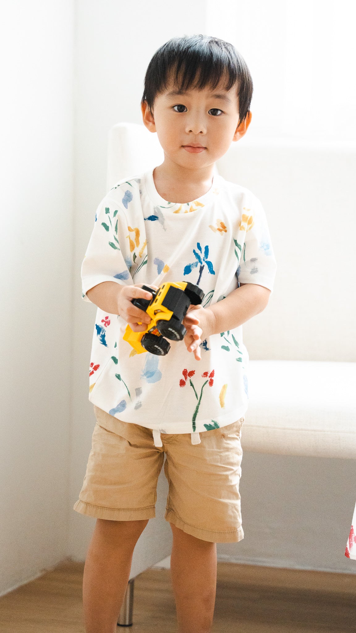Wildflowers Kids' Tee in White [ONLINE ONLY]