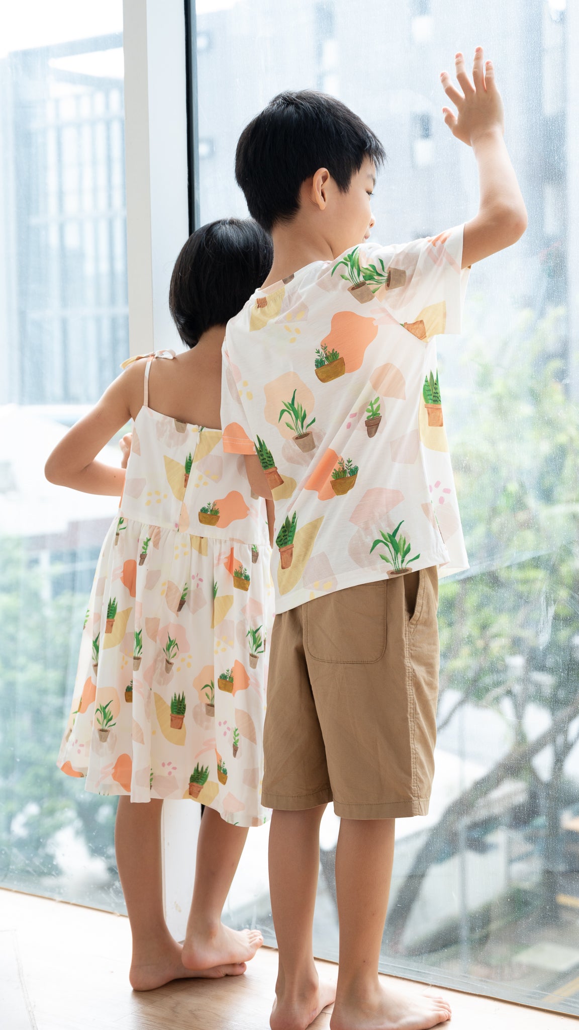 House Plants Kid's Tee in White