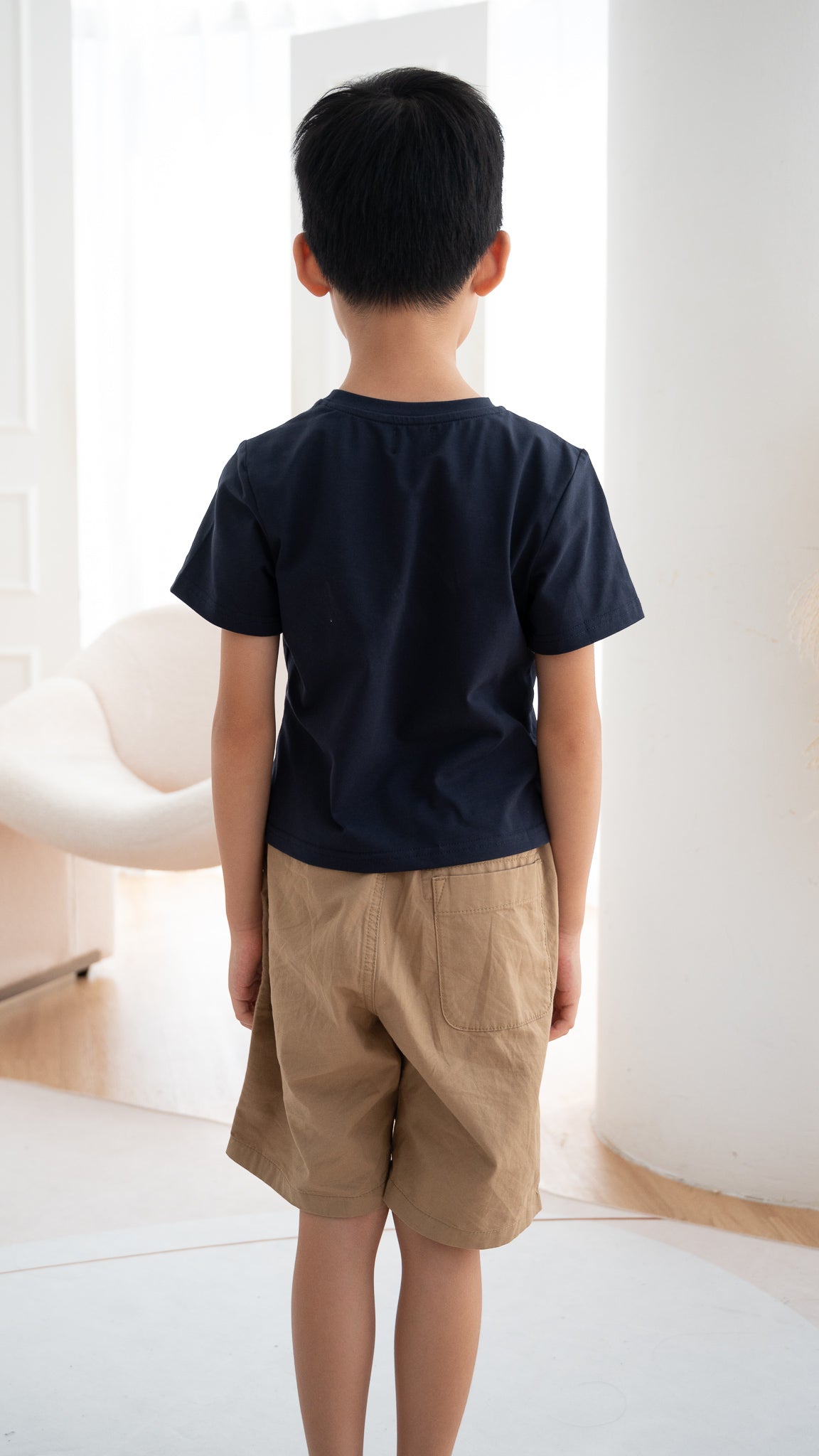 Mahjong Tiger Kids' Tee in Dark Blue [ONLINE ONLY]