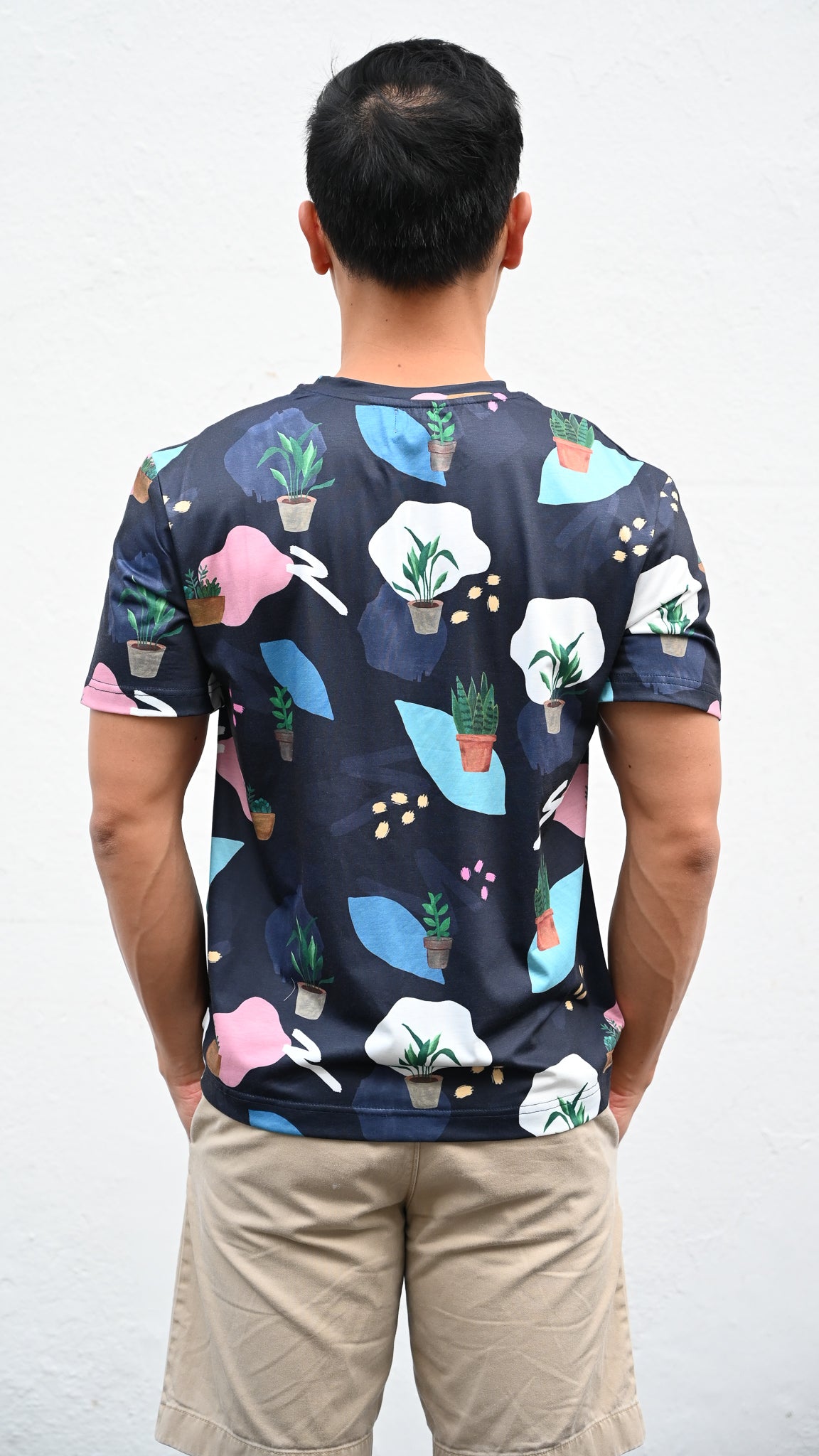 House Plants Unisex Tee in Blue