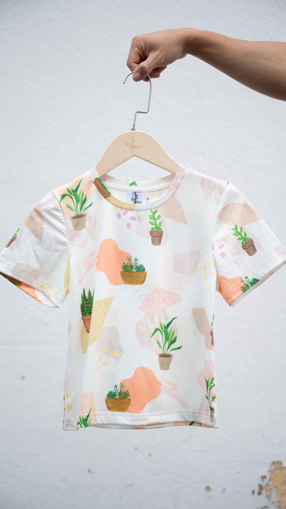 House Plants Kid's Tee in White