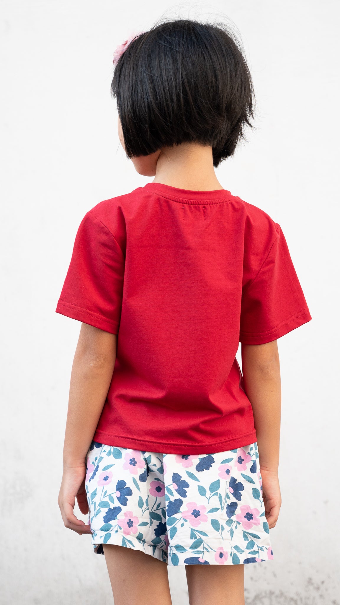 Fortune Tiger Kids' Tee in Red [ONLINE ONLY]