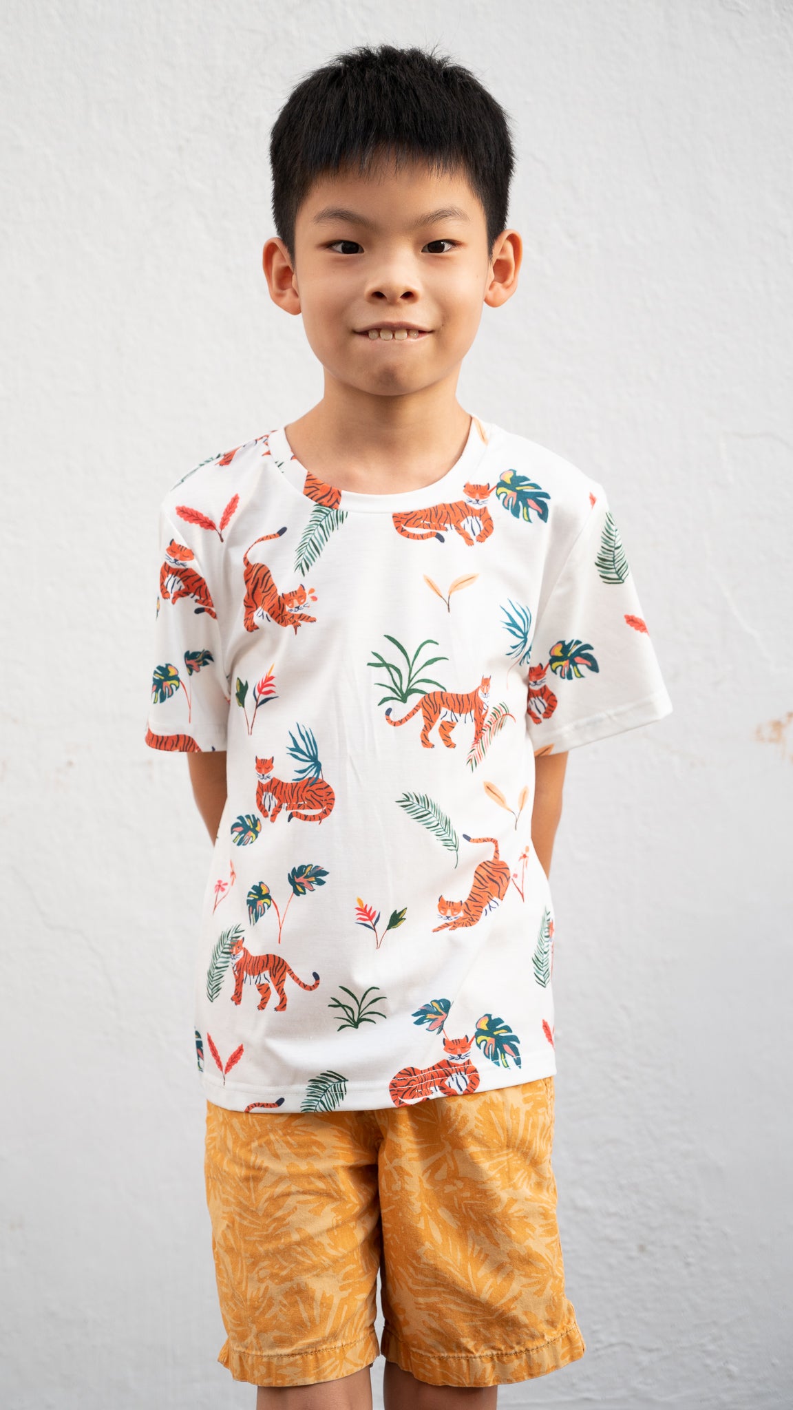 Wild & Free Kid's Tee in White