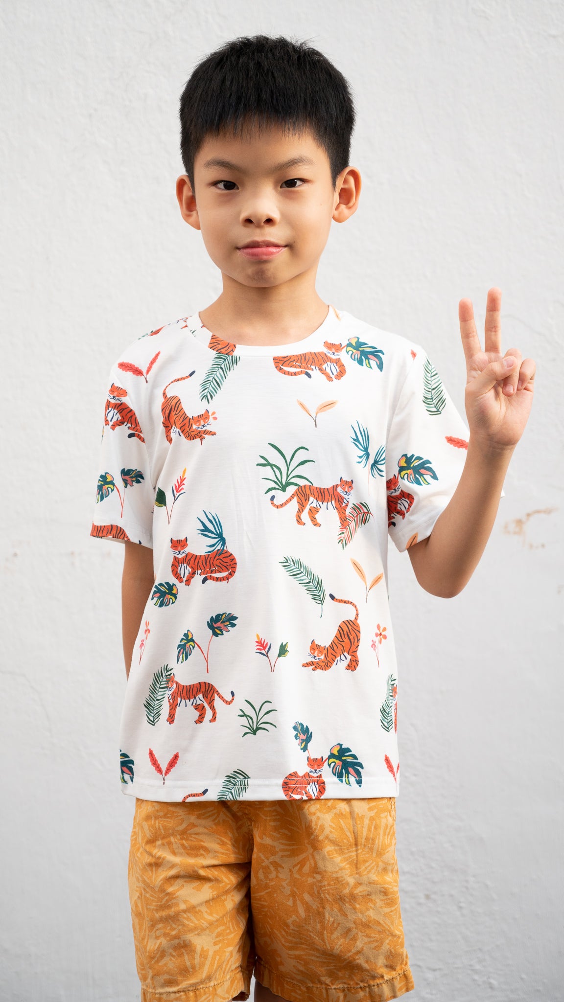 Wild & Free Kid's Tee in White
