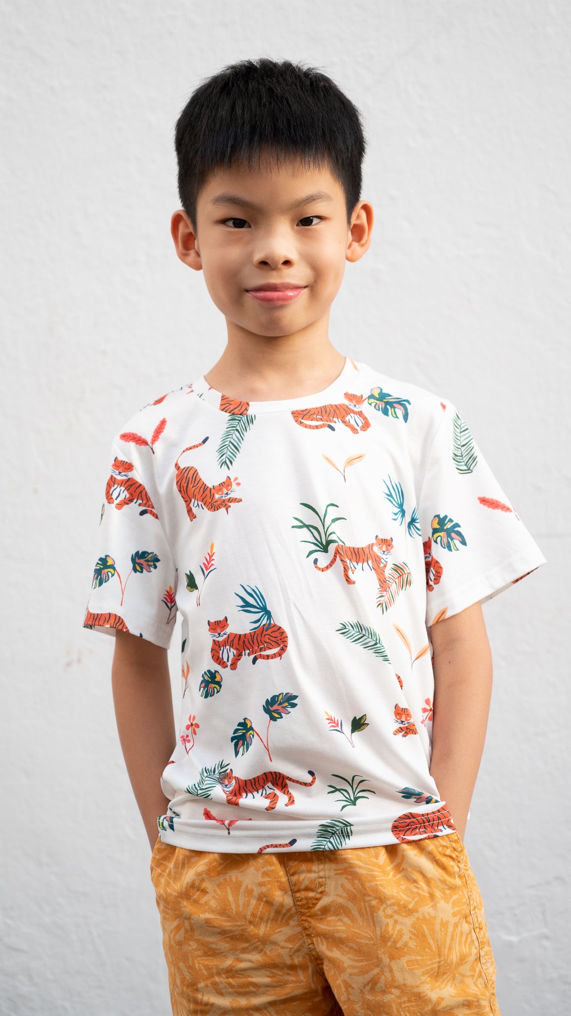 Wild & Free Kid's Tee in White