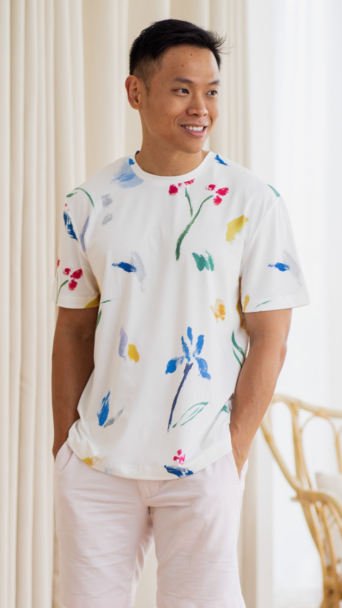 Wildflowers Unisex Tee in White [ONLINE ONLY]
