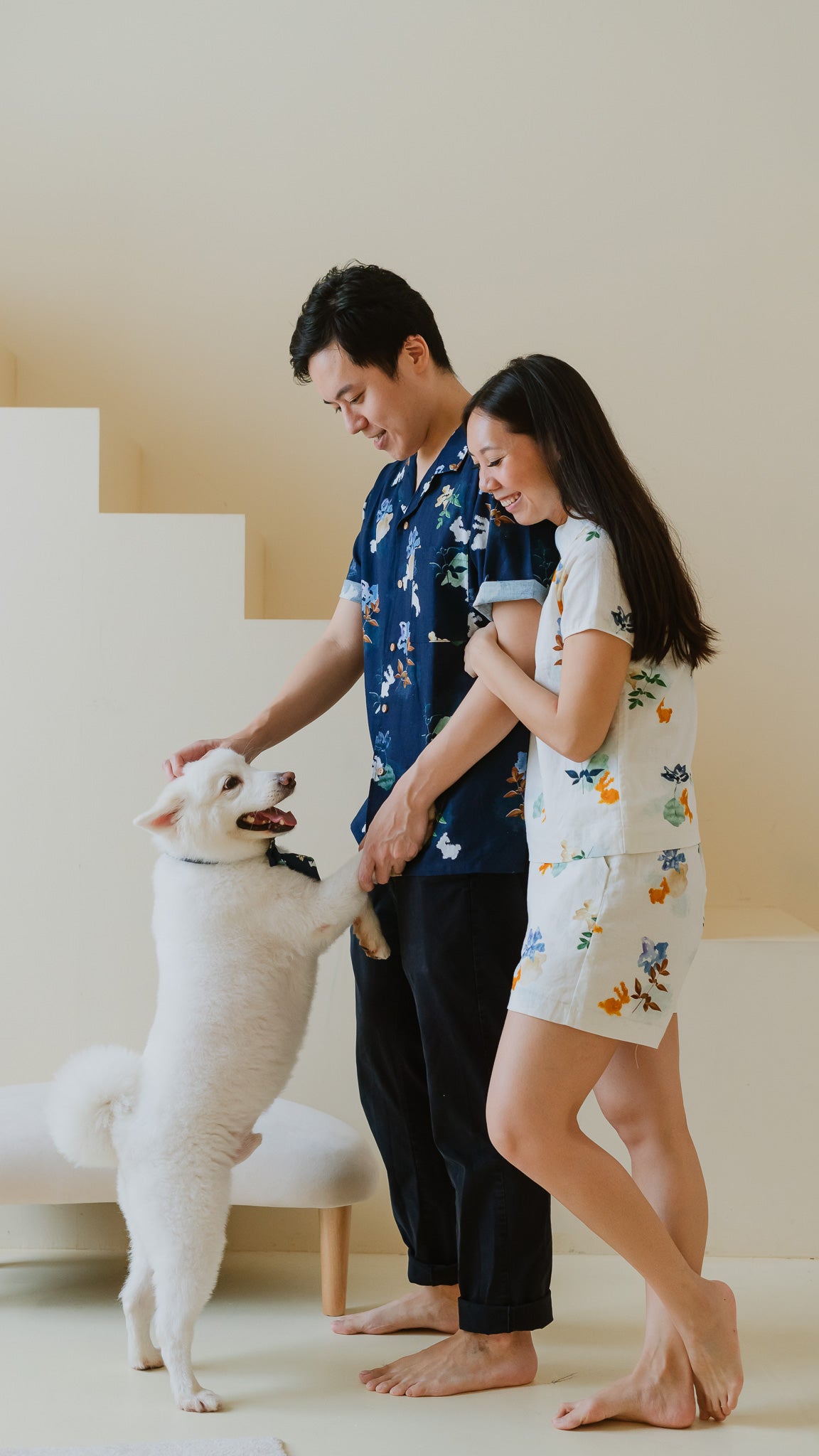 Leaps & Bounds Pet Bow in Navy