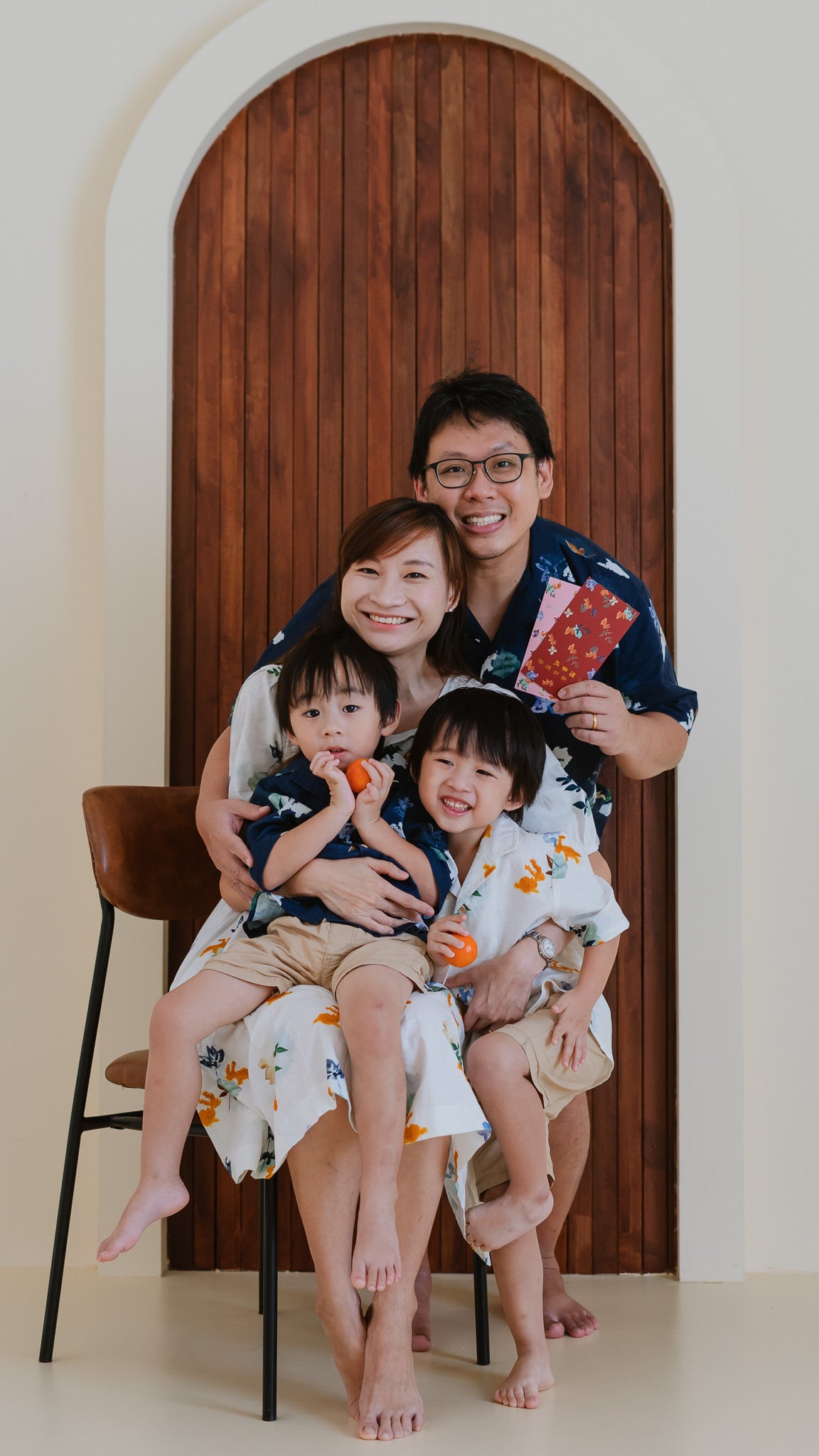 Leaps & Bounds Kids' Camp Collar Linen Shirt in White