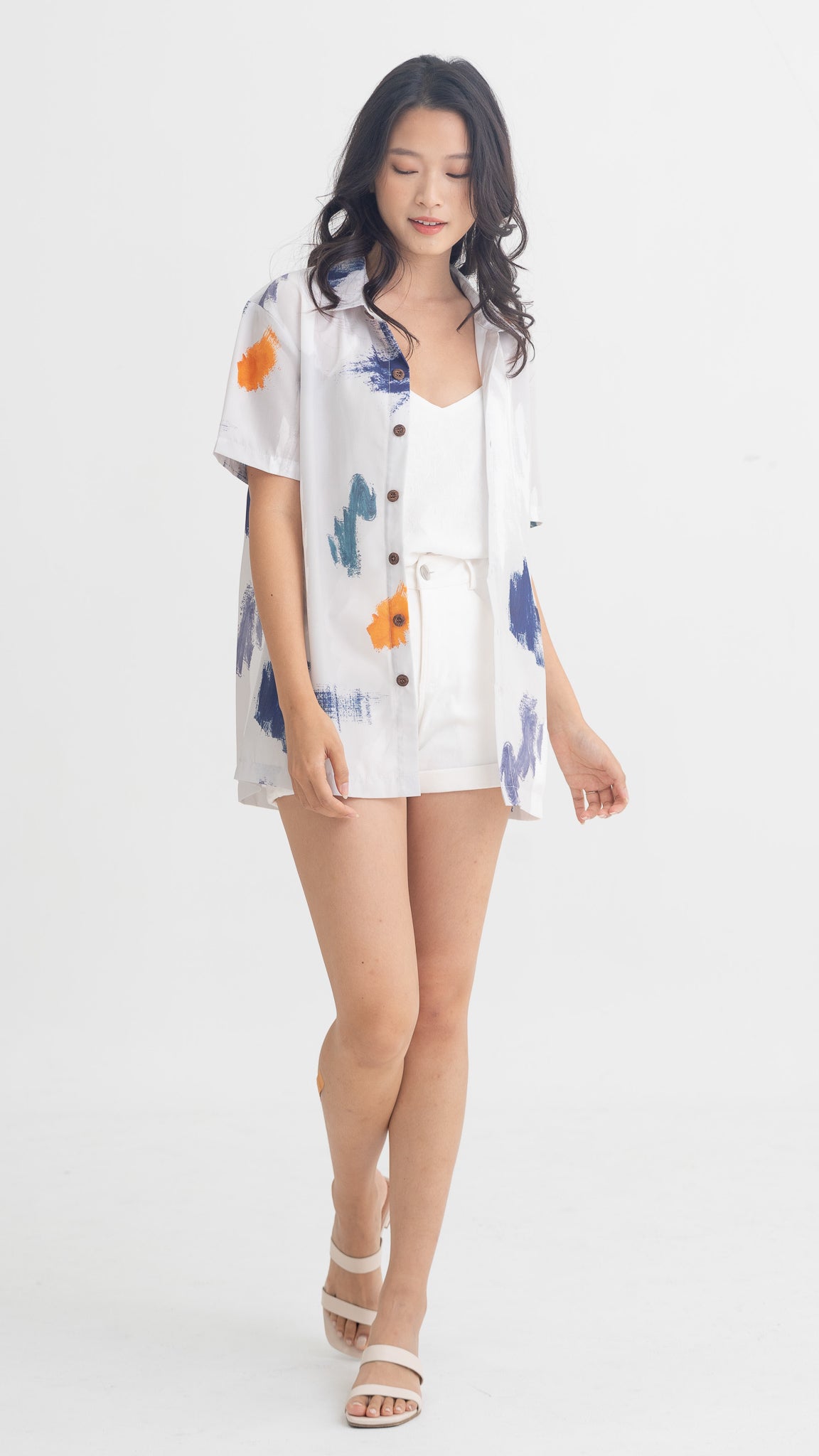 If I Were A Painter Men's Shirt in Stone