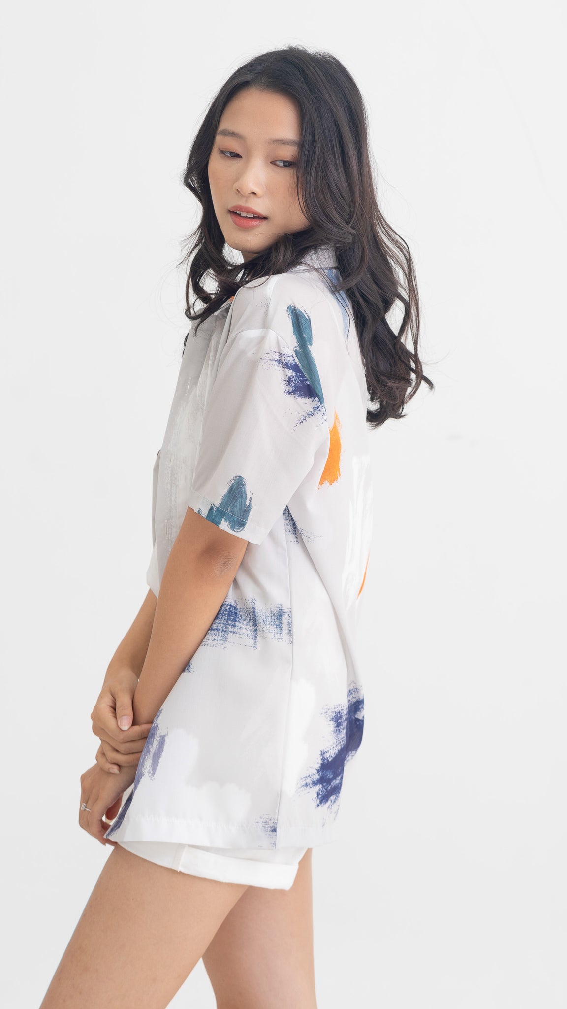 If I Were A Painter Men's Shirt in Stone