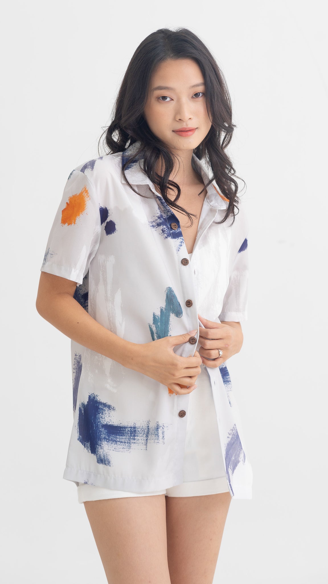 If I Were A Painter Men's Shirt in Stone