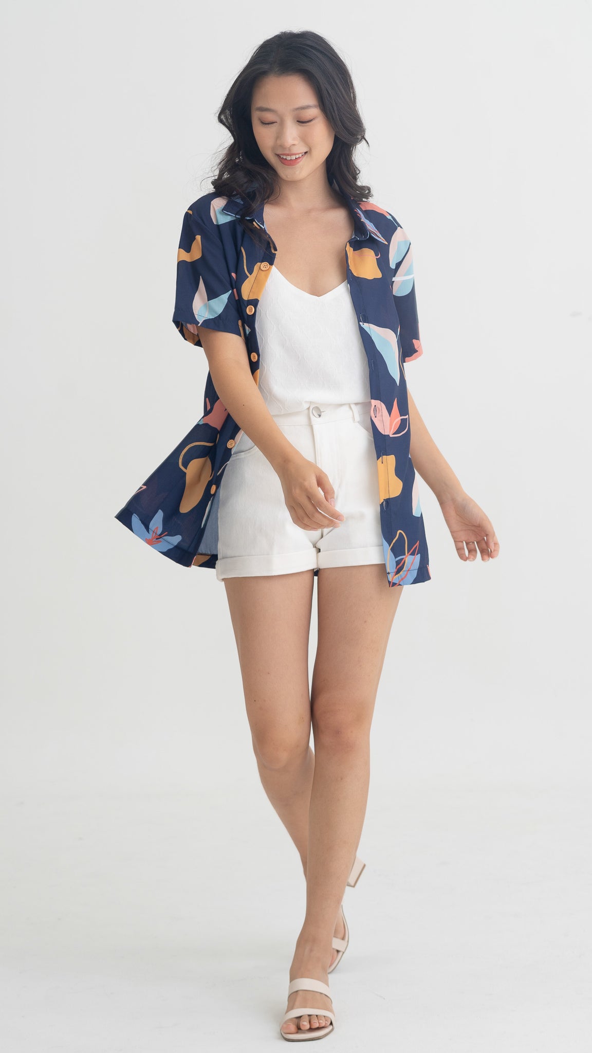 Sophie's Summer Men's Shirt in Navy [ONLINE ONLY]