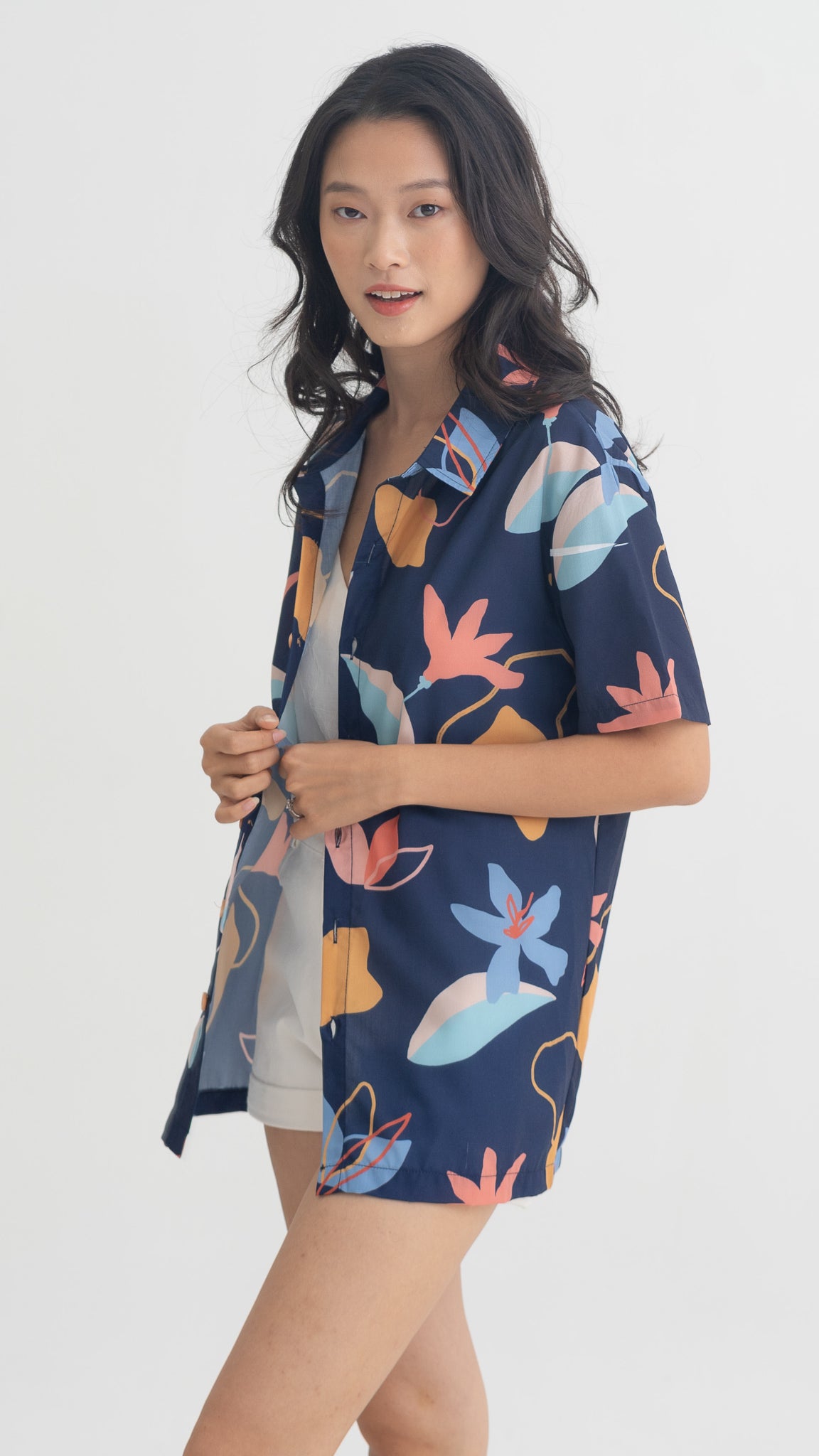 Sophie's Summer Men's Shirt in Navy [ONLINE ONLY]