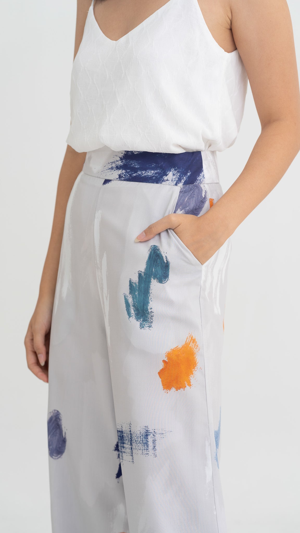 If I Were A Painter Long Pants in Stone