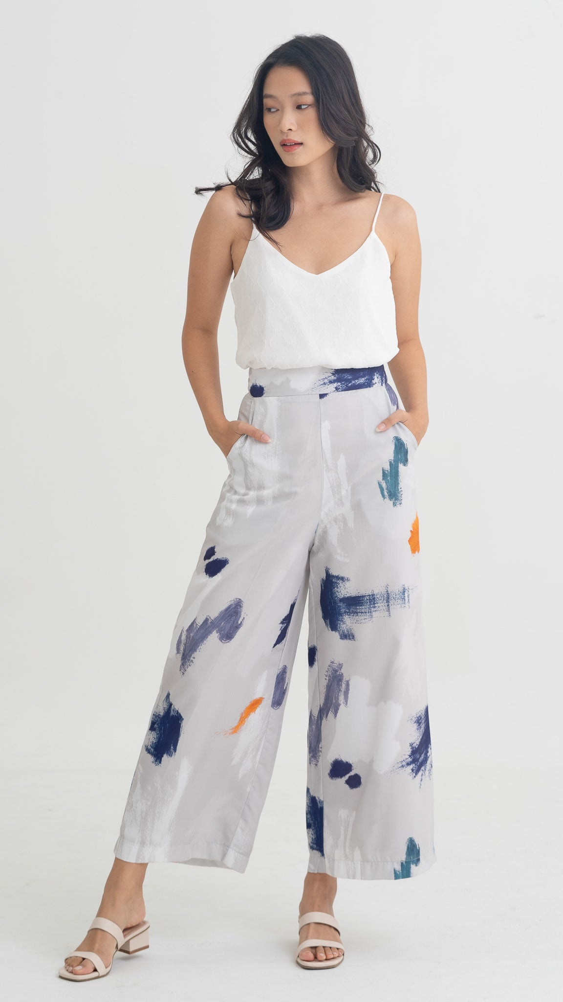 If I Were A Painter Long Pants in Stone