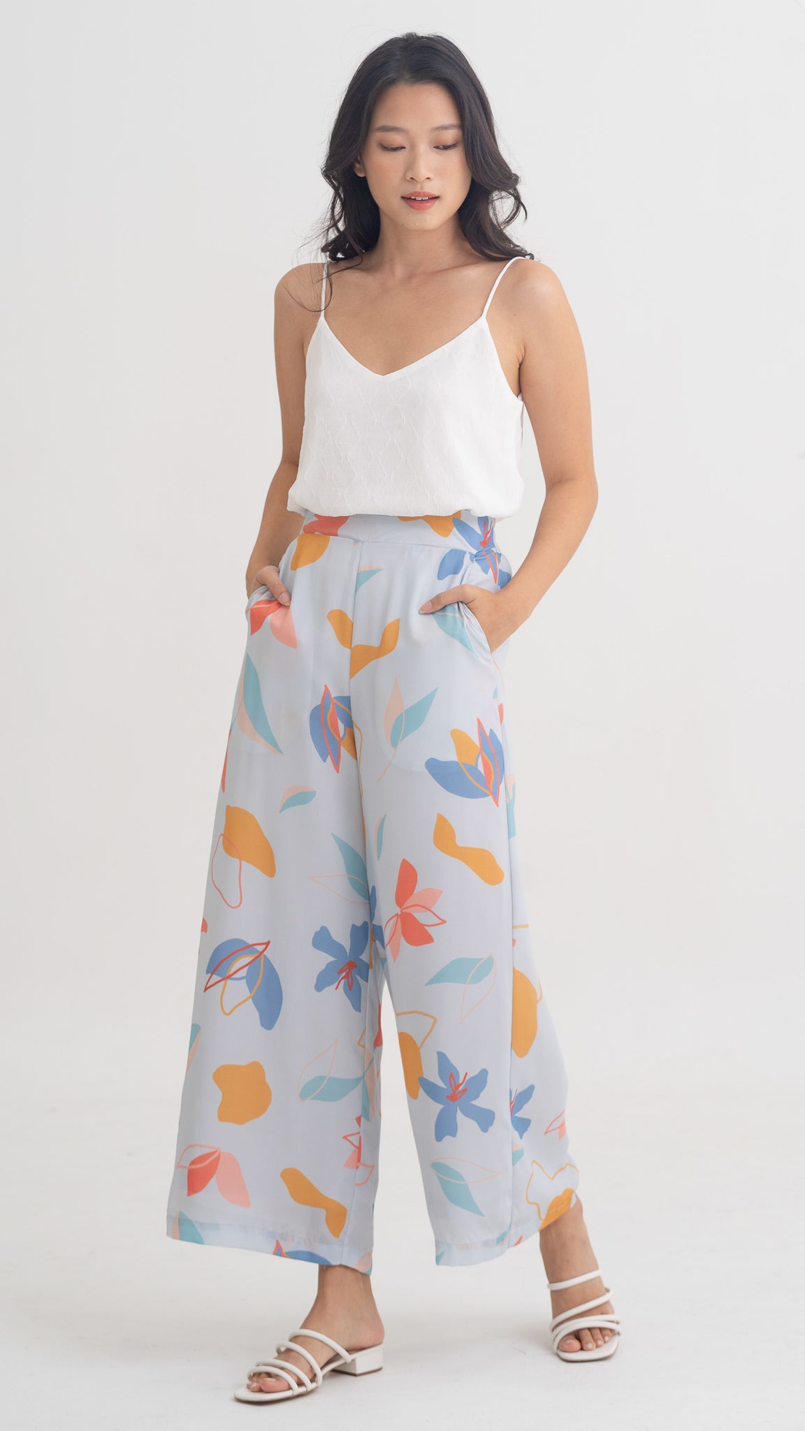 Sophie's Summer Elastic Waist Pants in Pastel [ONLINE ONLY]