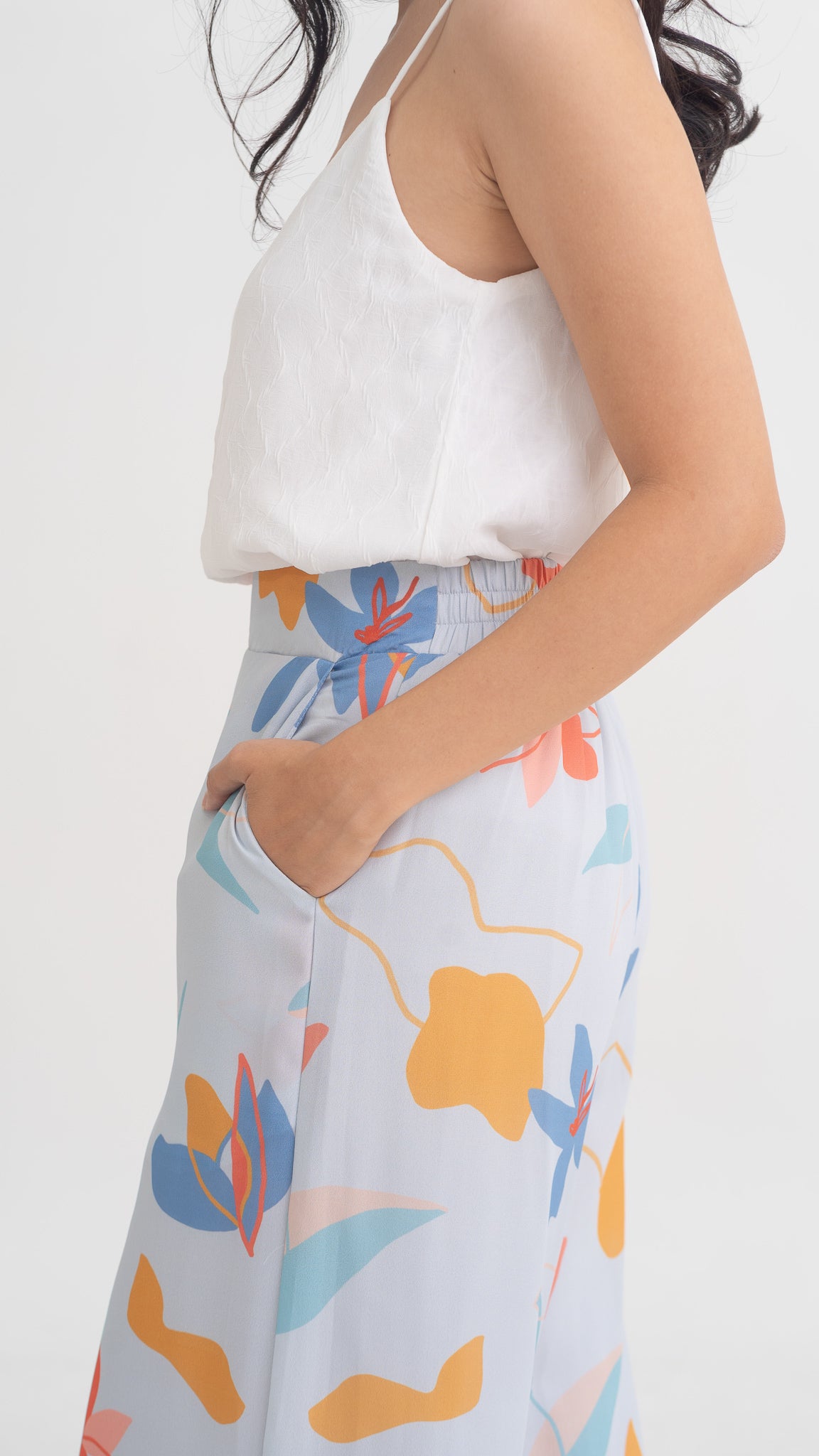 Sophie's Summer Elastic Waist Pants in Pastel [ONLINE ONLY]