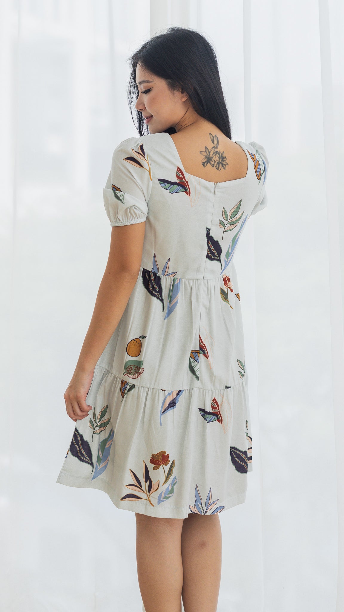 Don't Stop BeLEAFing Tiered Dress in Green [ONLINE ONLY]