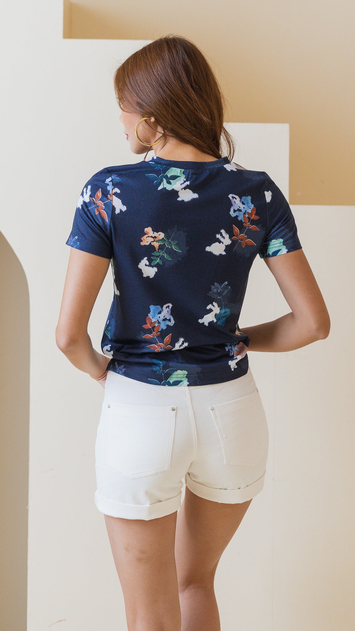 Leaps & Bounds Women's T-shirt in Navy [ONLINE ONLY]