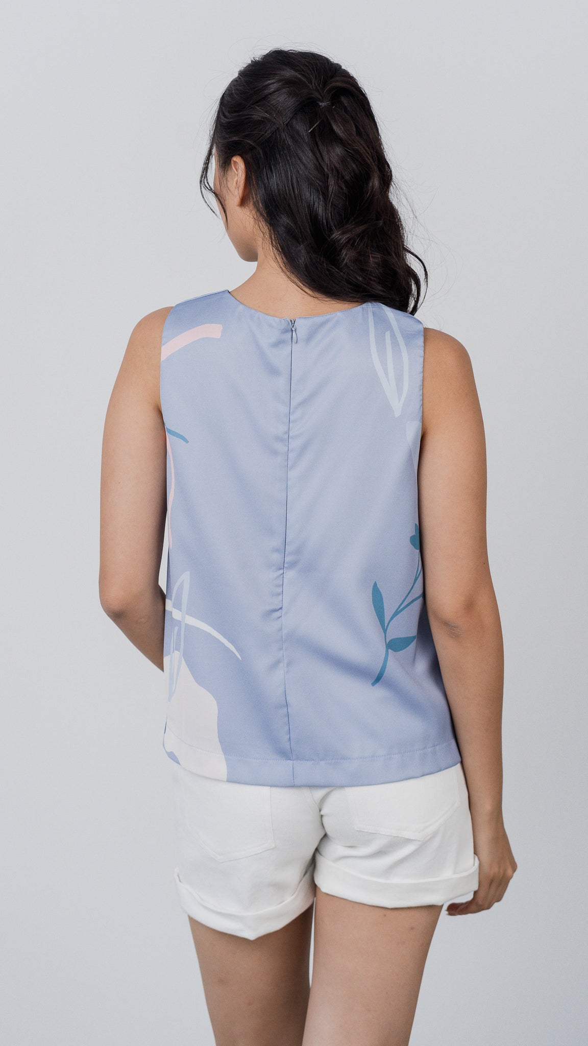 Dream Fields Sleeveless Blouse in Dawn [ONLINE ONLY]