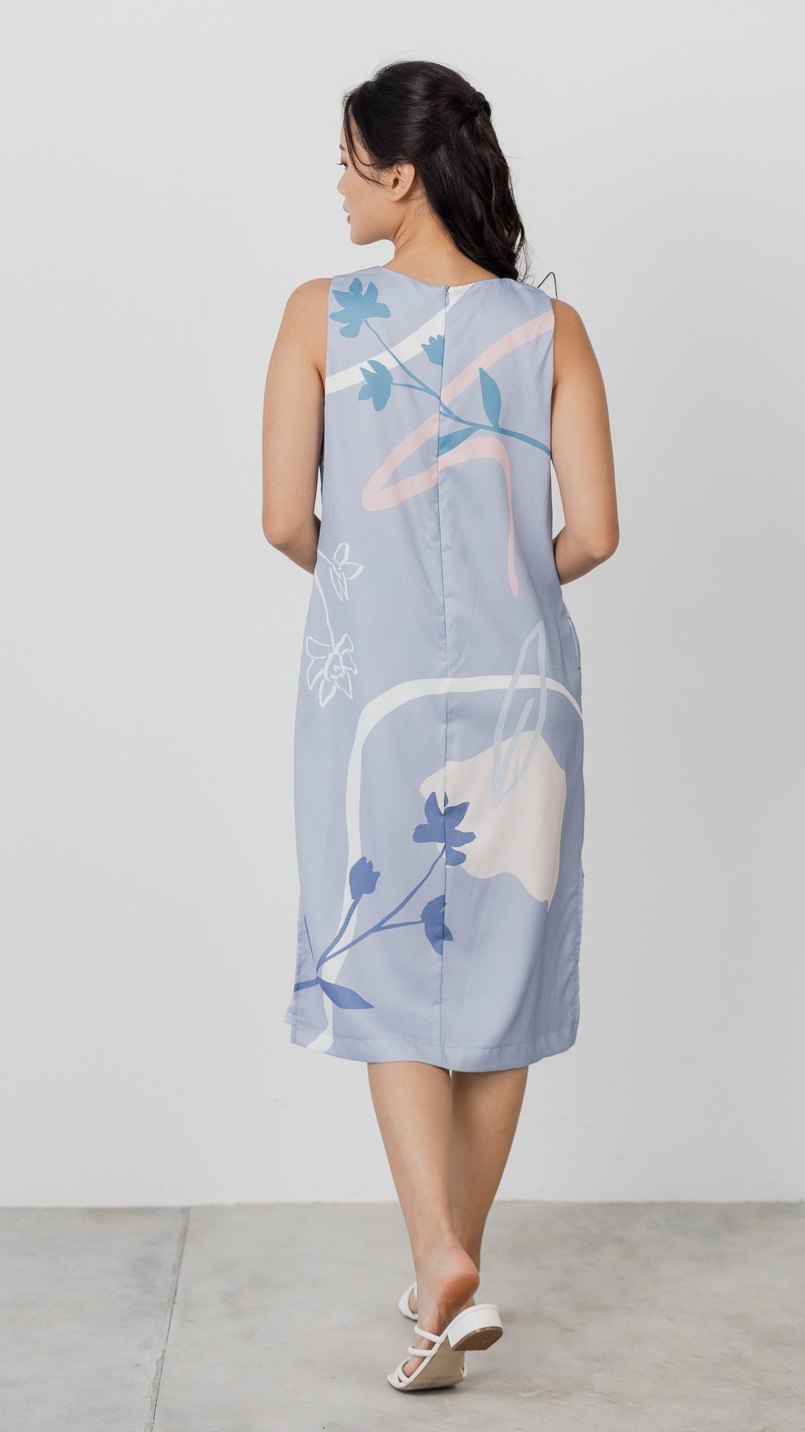 Dream Fields Sleeveless Slit Dress in Dawn [ONLINE ONLY]