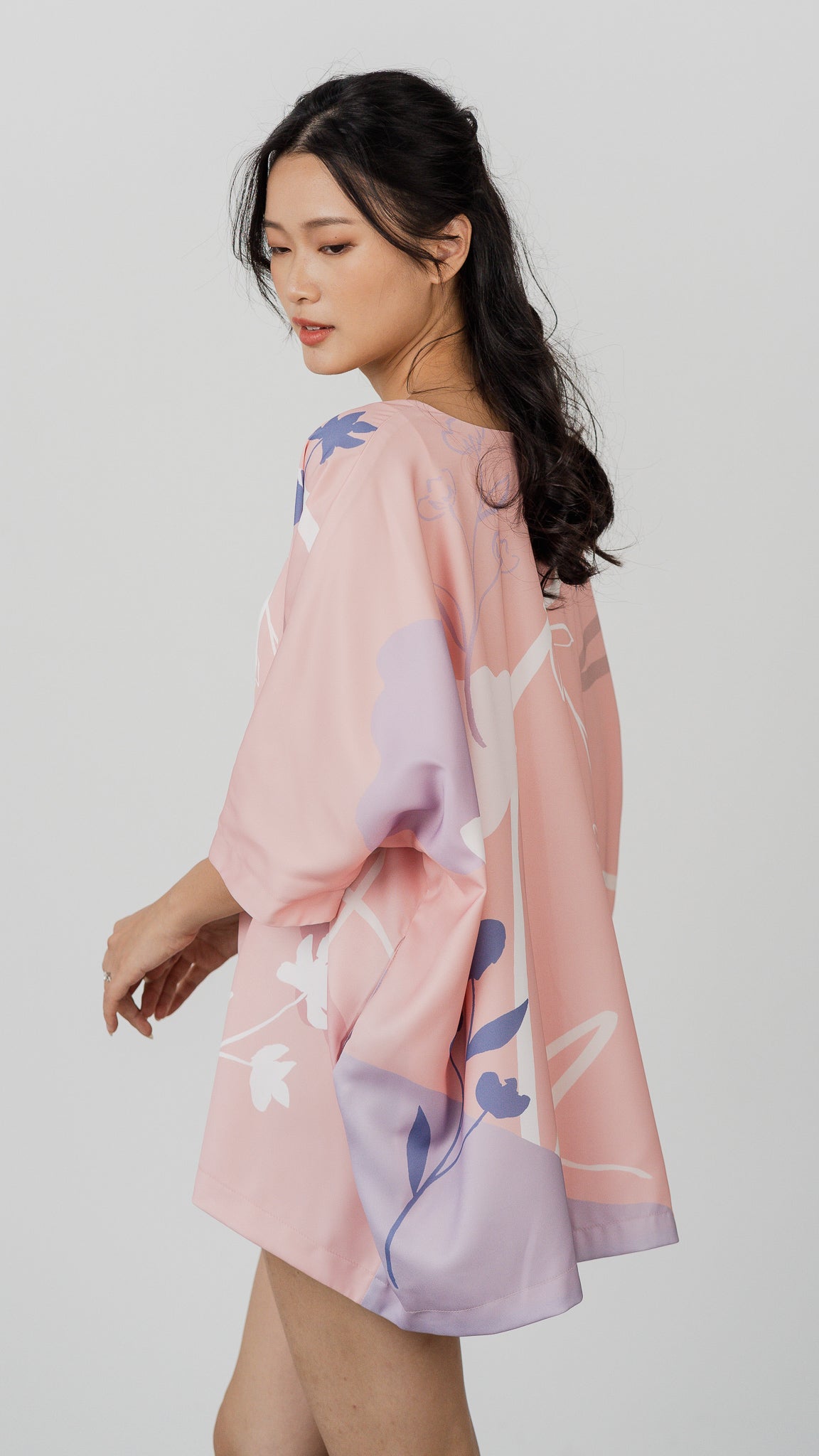 Dream Fields Reversible Kimono in Dusk [ONLINE ONLY]