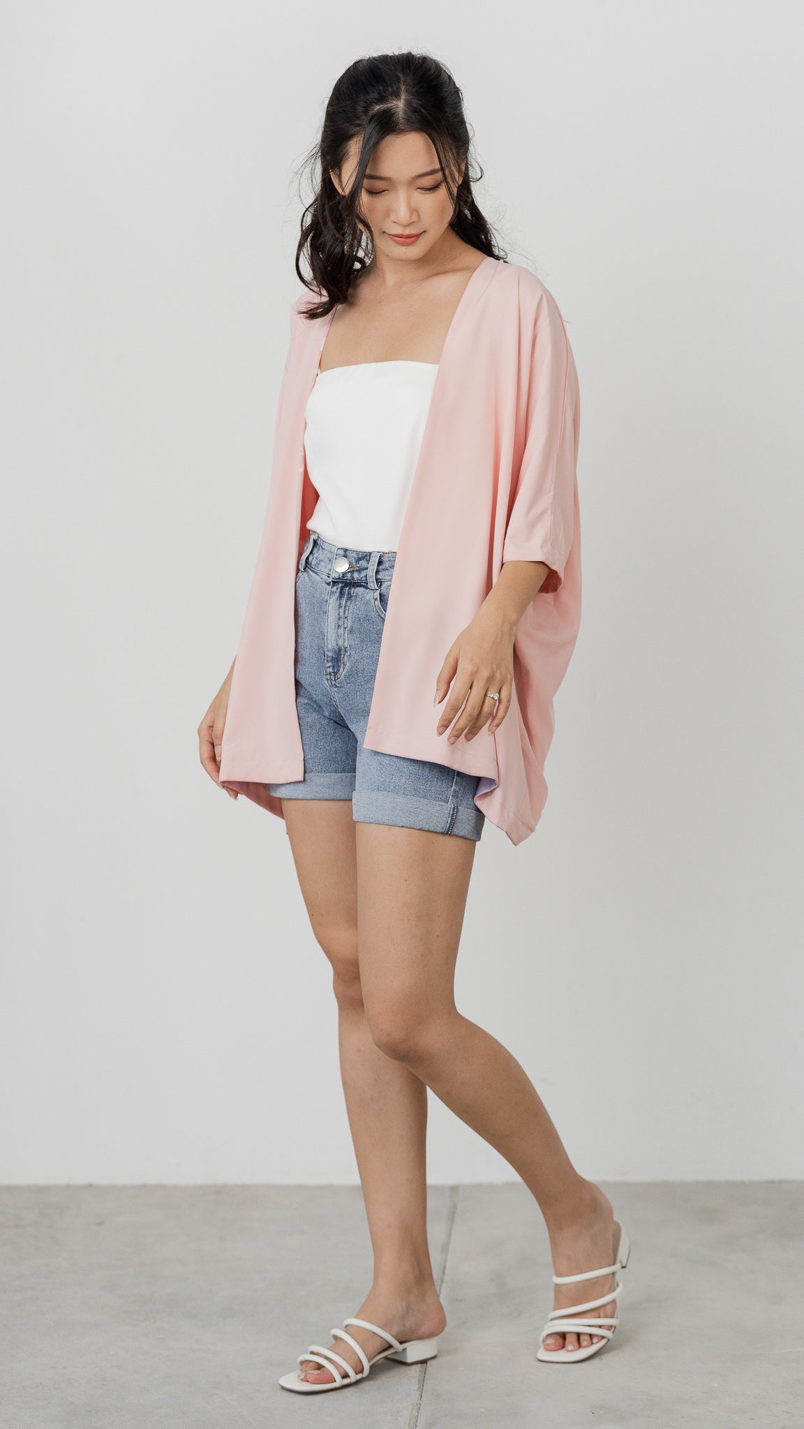 Dream Fields Reversible Kimono in Dusk [ONLINE ONLY]