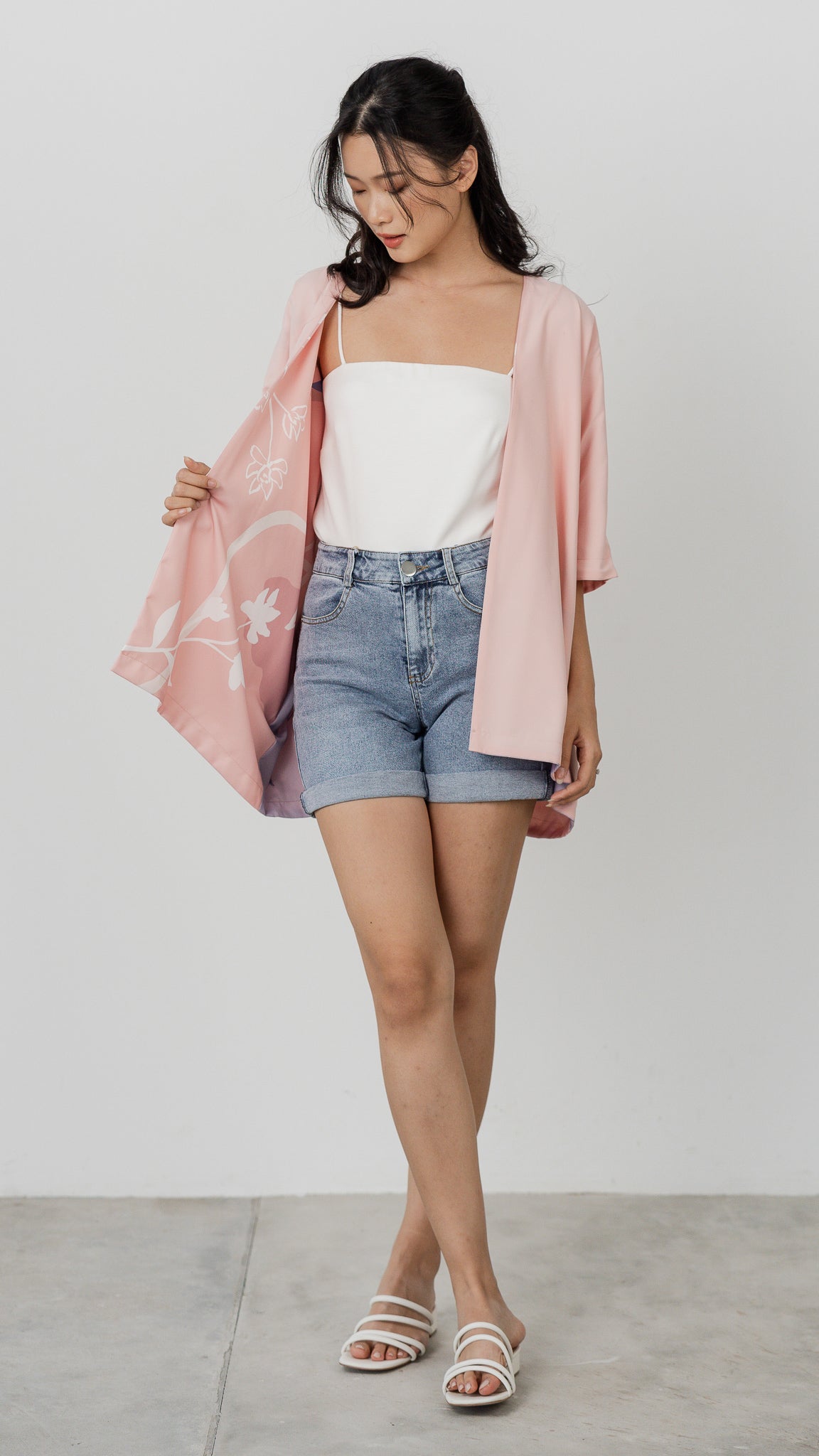 Dream Fields Reversible Kimono in Dusk [ONLINE ONLY]